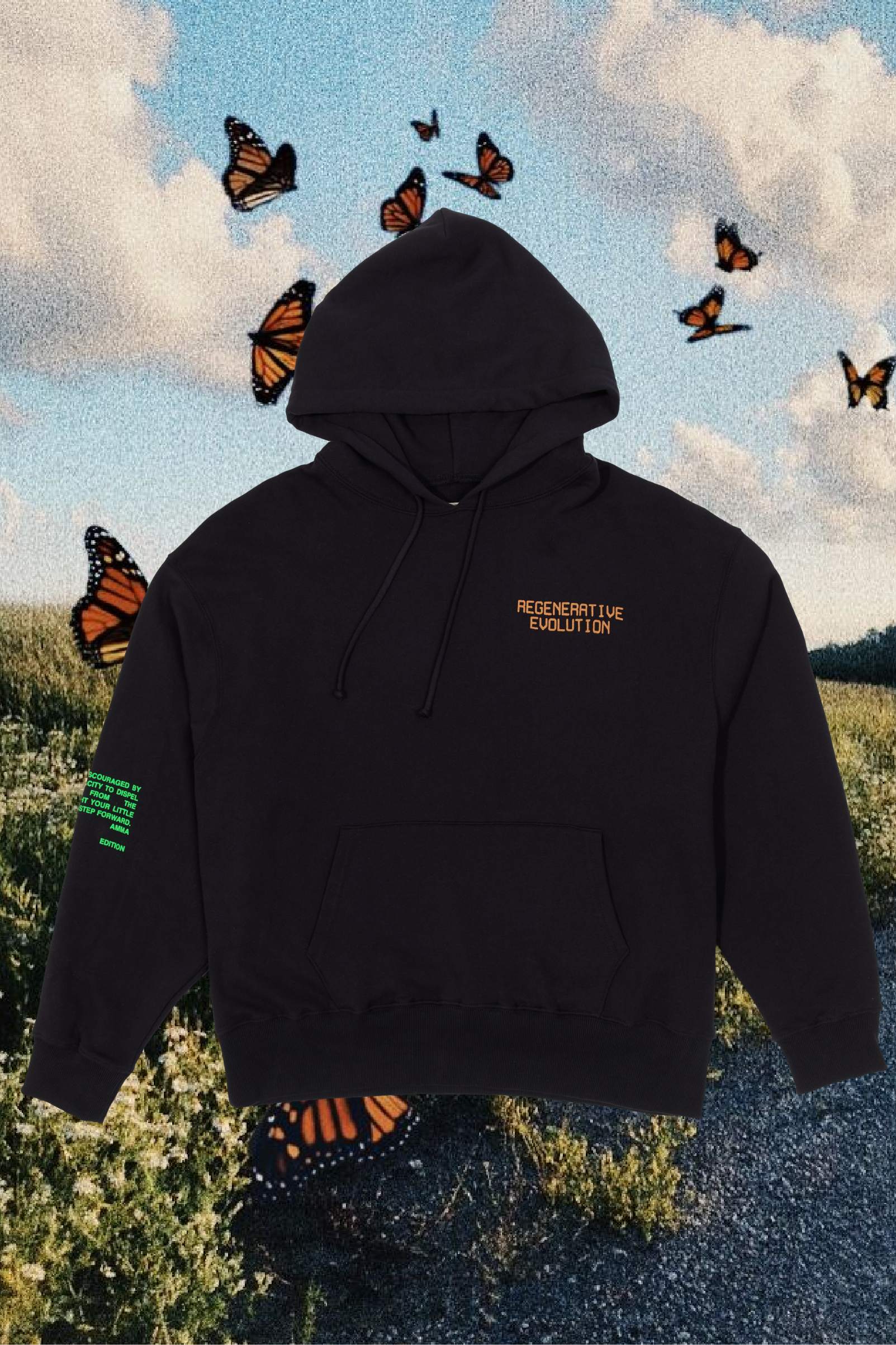 Pea the Feary Hoodie | Black - Image 2