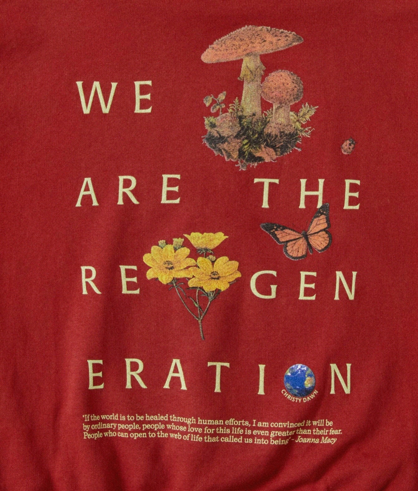 Regeneration Hoodie | Red - Image 3
