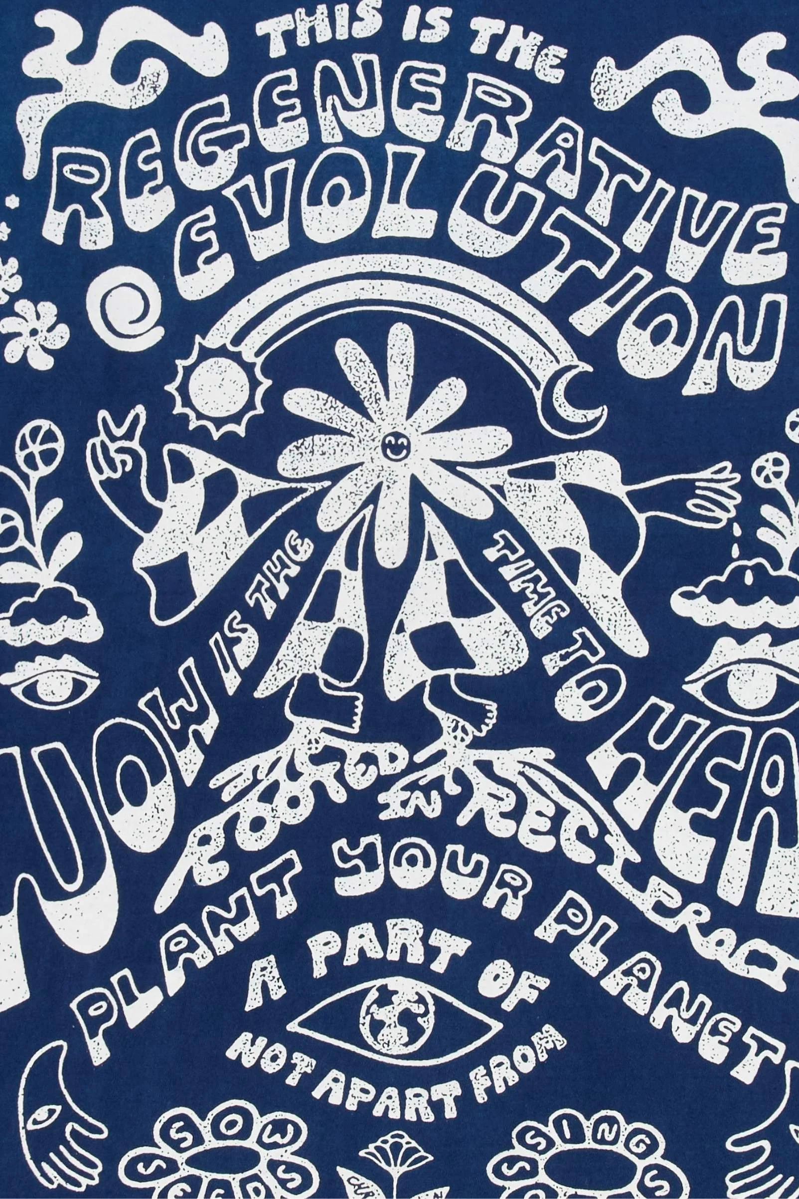 Regenerative Long Sleeve Tee | Evolution Indigo - Image 3