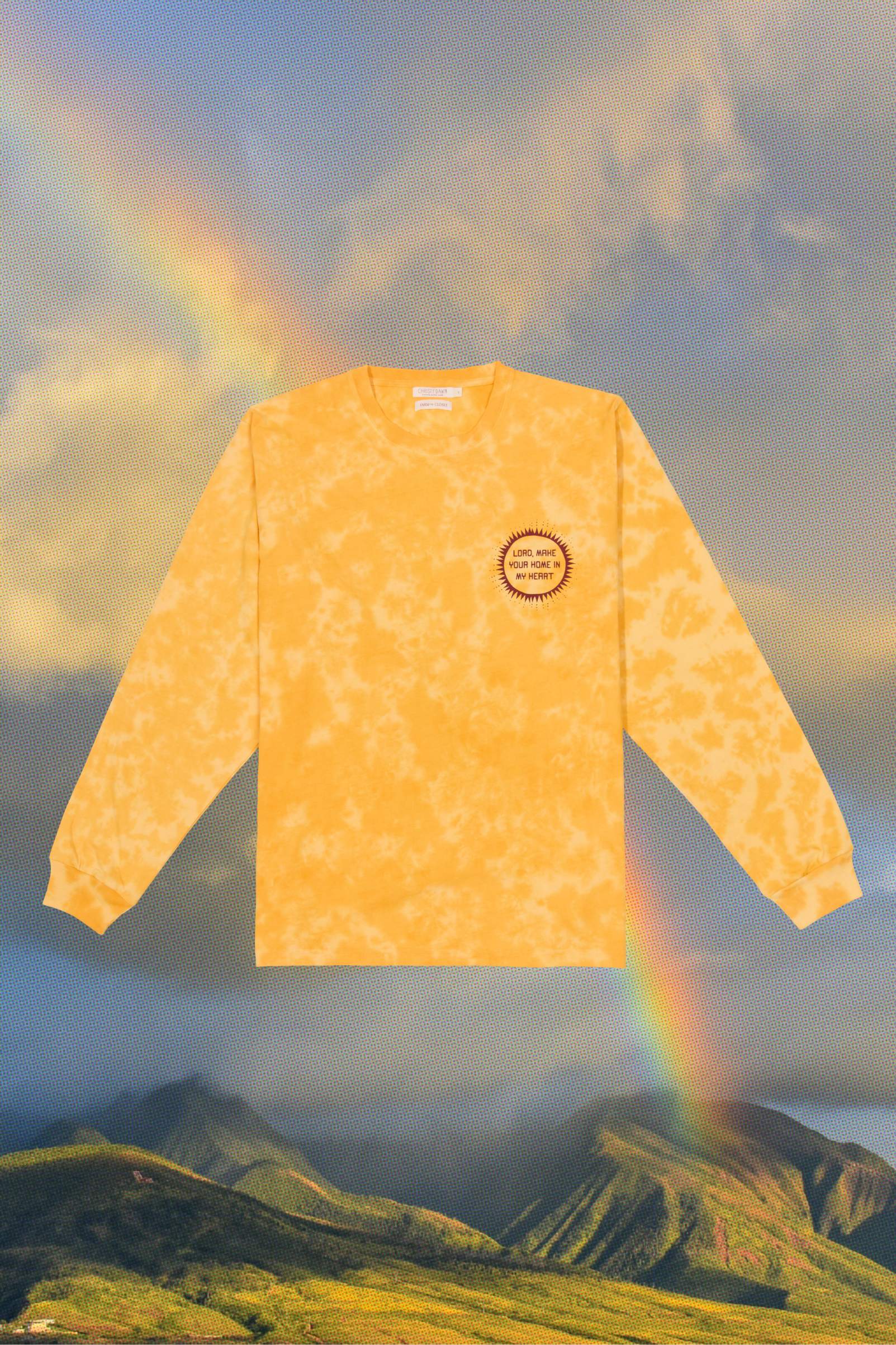 Regenerative Long Sleeve Tee | Hanuman Yellow - Image 2
