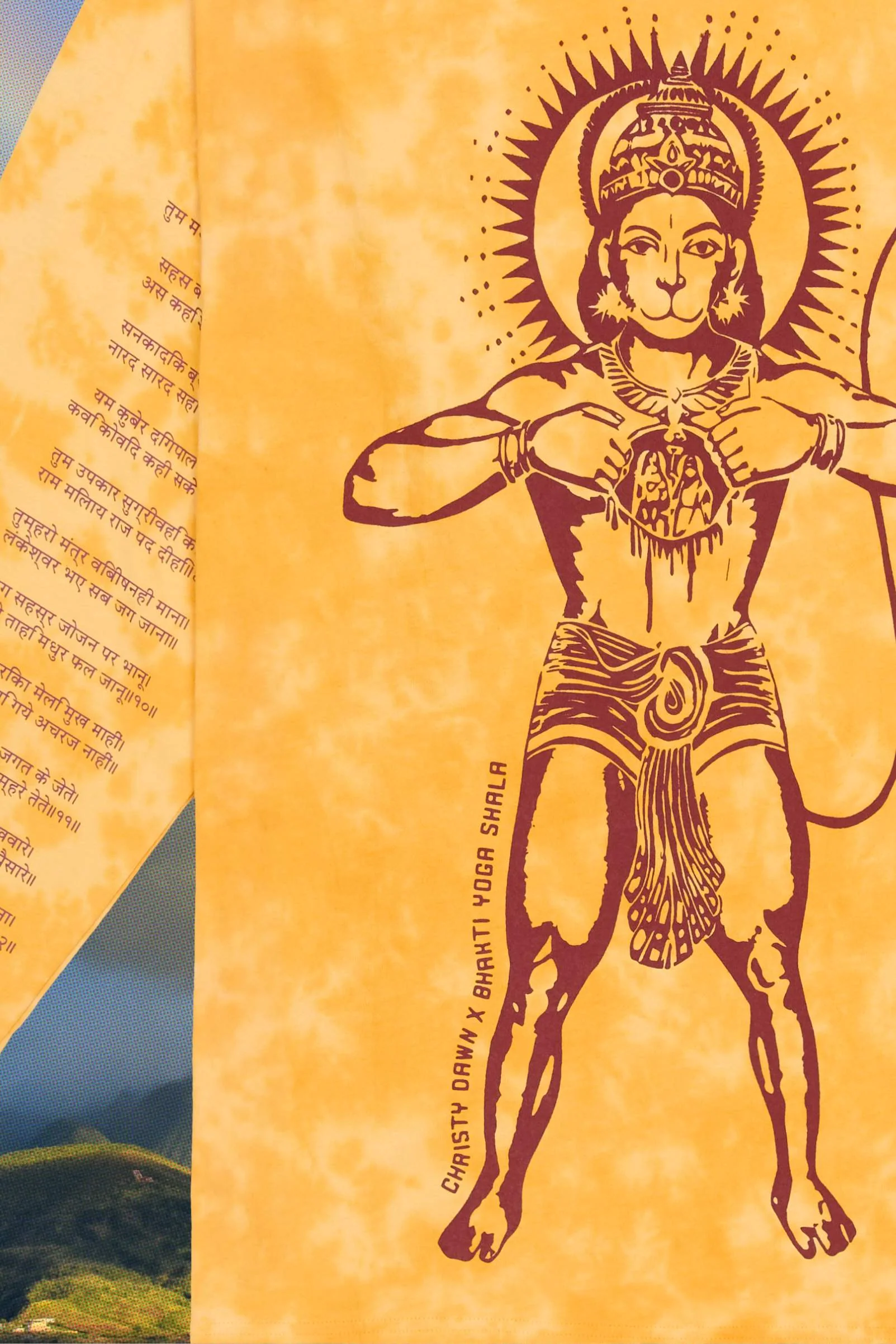 Regenerative Long Sleeve Tee | Hanuman Yellow - Image 3