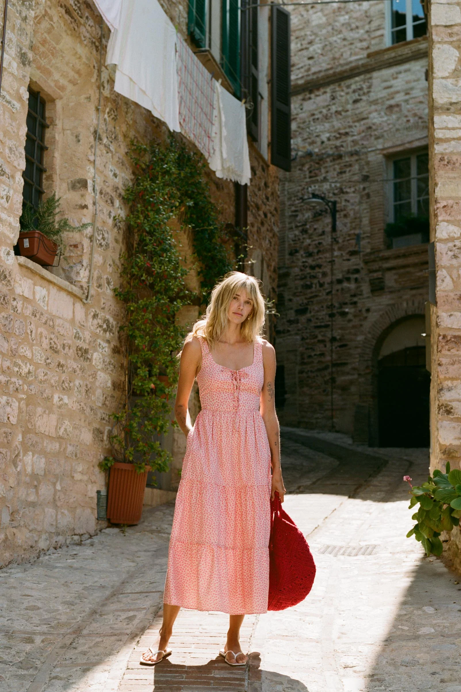 The Adele Dress Petites | Raspberry Vine - Image 5