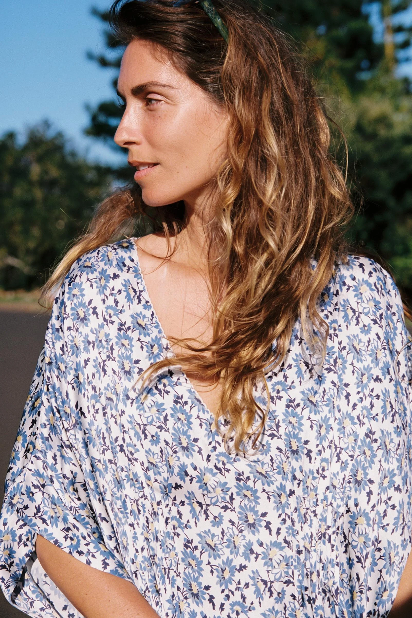 The Aika Dress | Sunflower Azure - Image 3