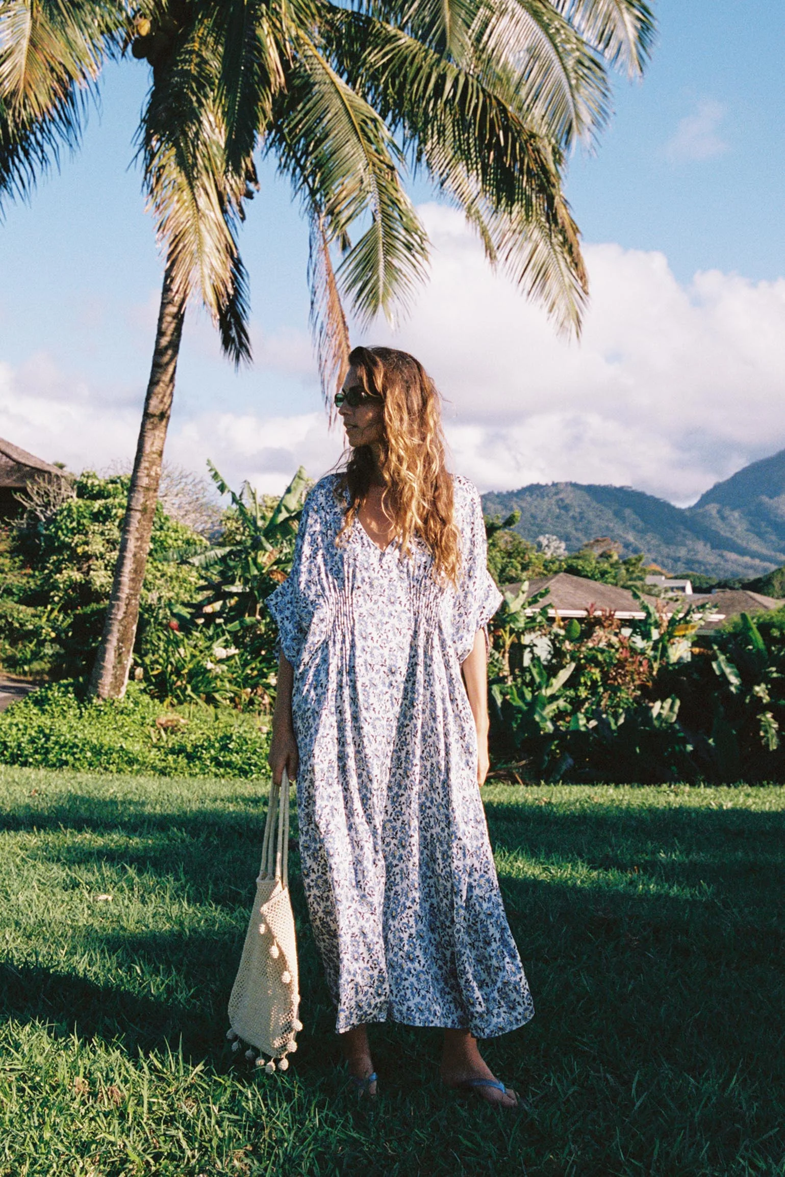 The Aika Dress | Sunflower Azure - Image 4