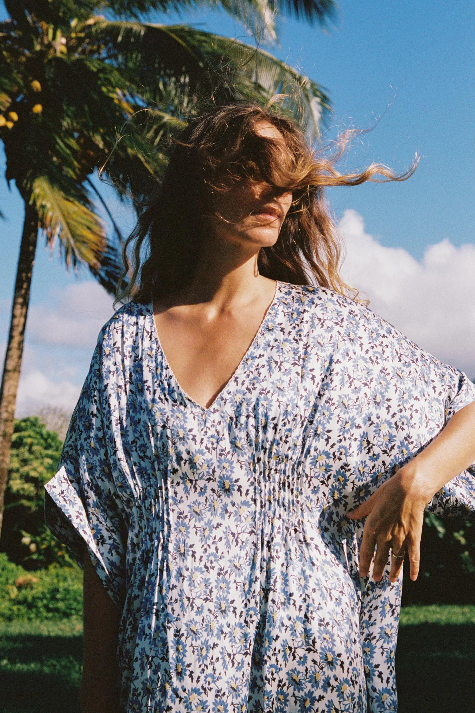 The Aika Dress | Sunflower Azure - Image 5