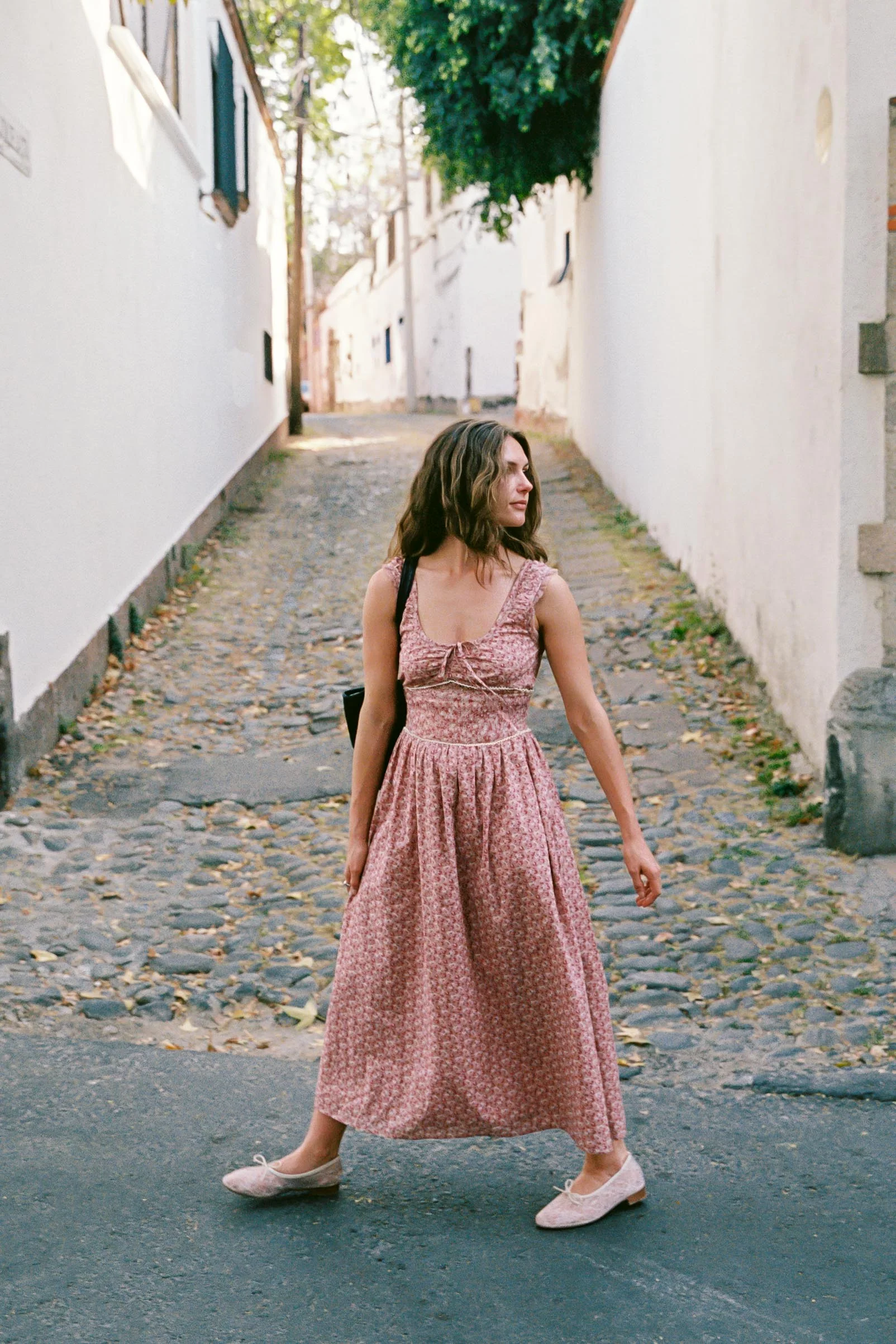 The Alessandra Dress Petites | Mauve Pressed Petals - Image 5