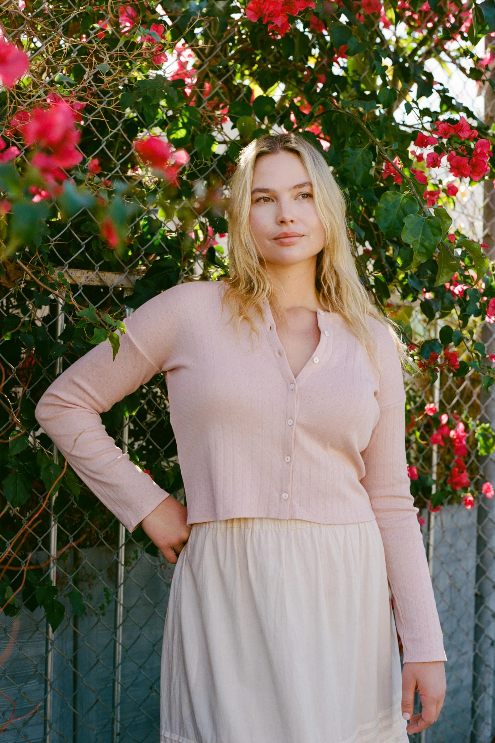 The Alison Cardigan | Lotus Regenerative Pointelle - Image 4