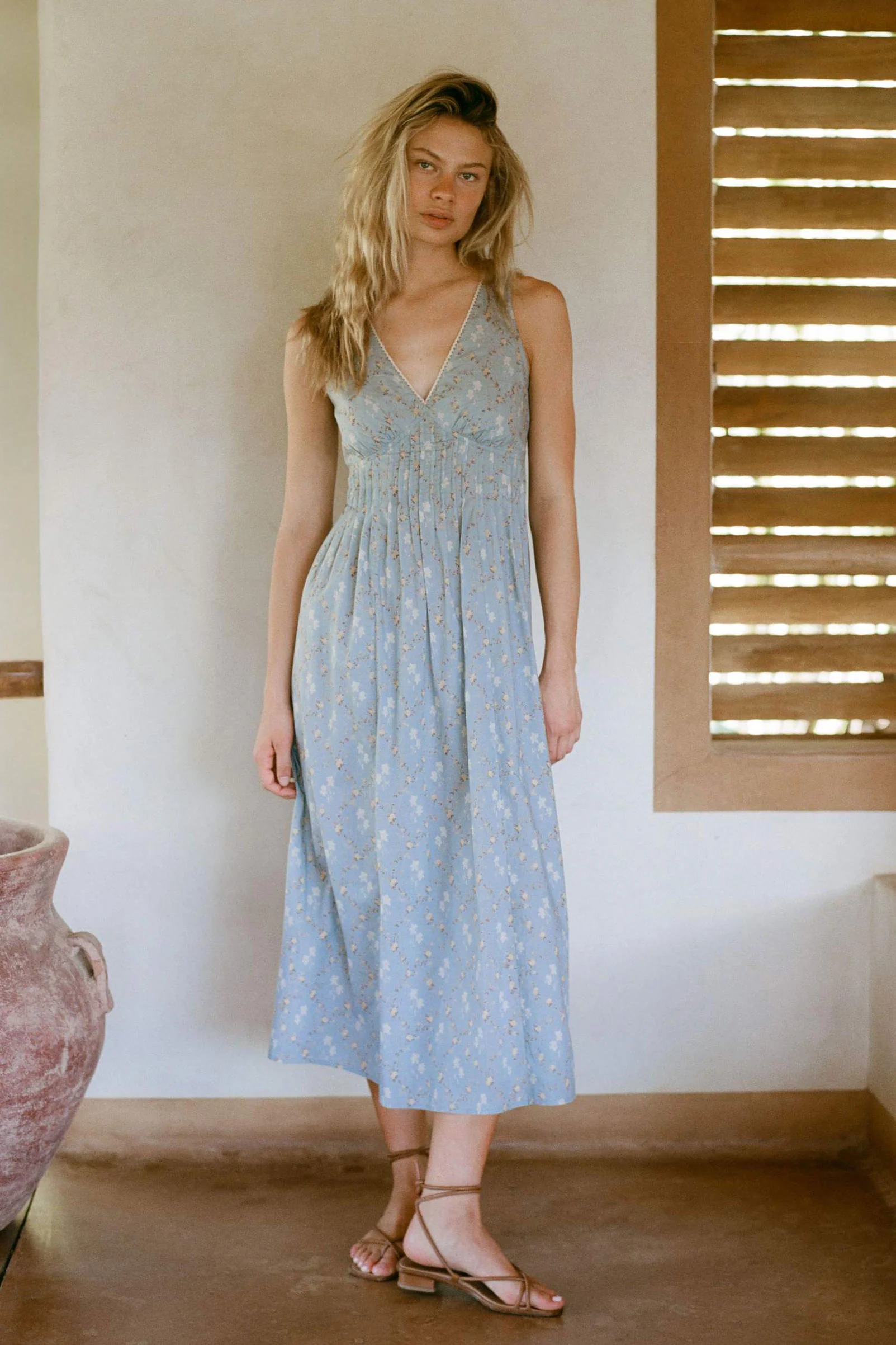 The Allegra Dress | Pansy Blues - Image 2