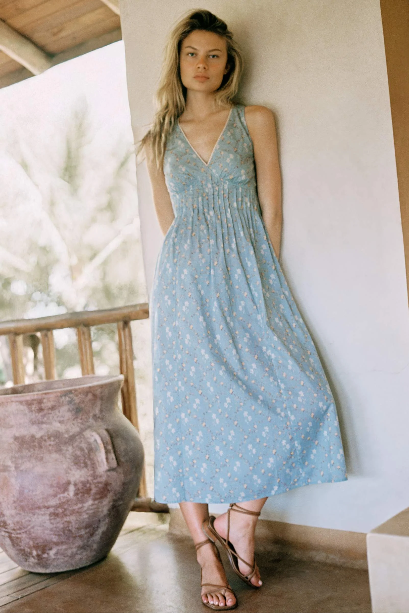 The Allegra Dress | Pansy Blues - Image 7