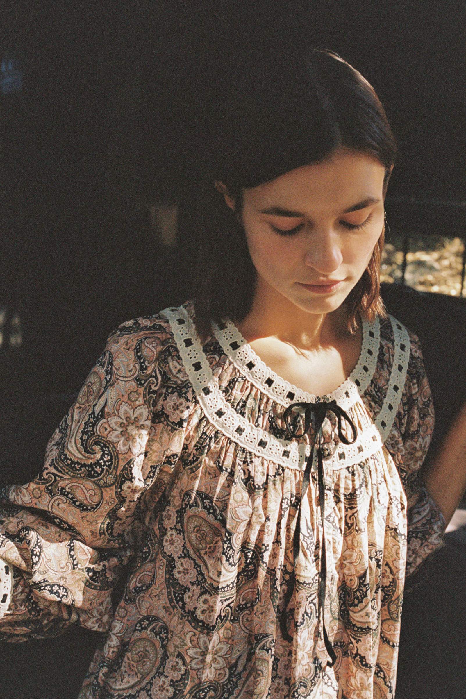 The Arabella Dress | Carob Paisley - Image 7