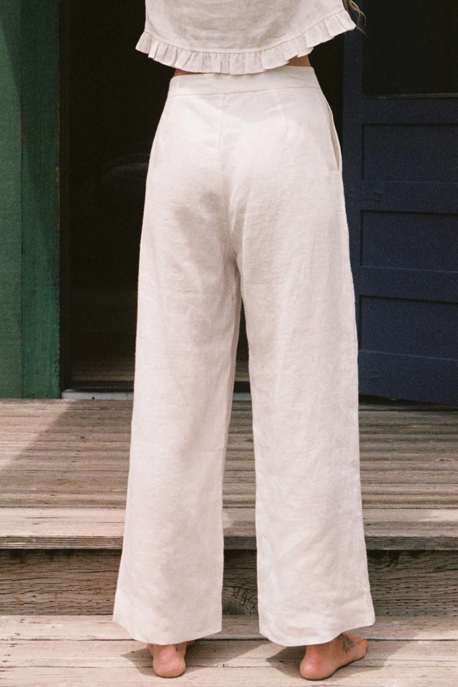 The Asa Pant | Pearl Linen - Image 5