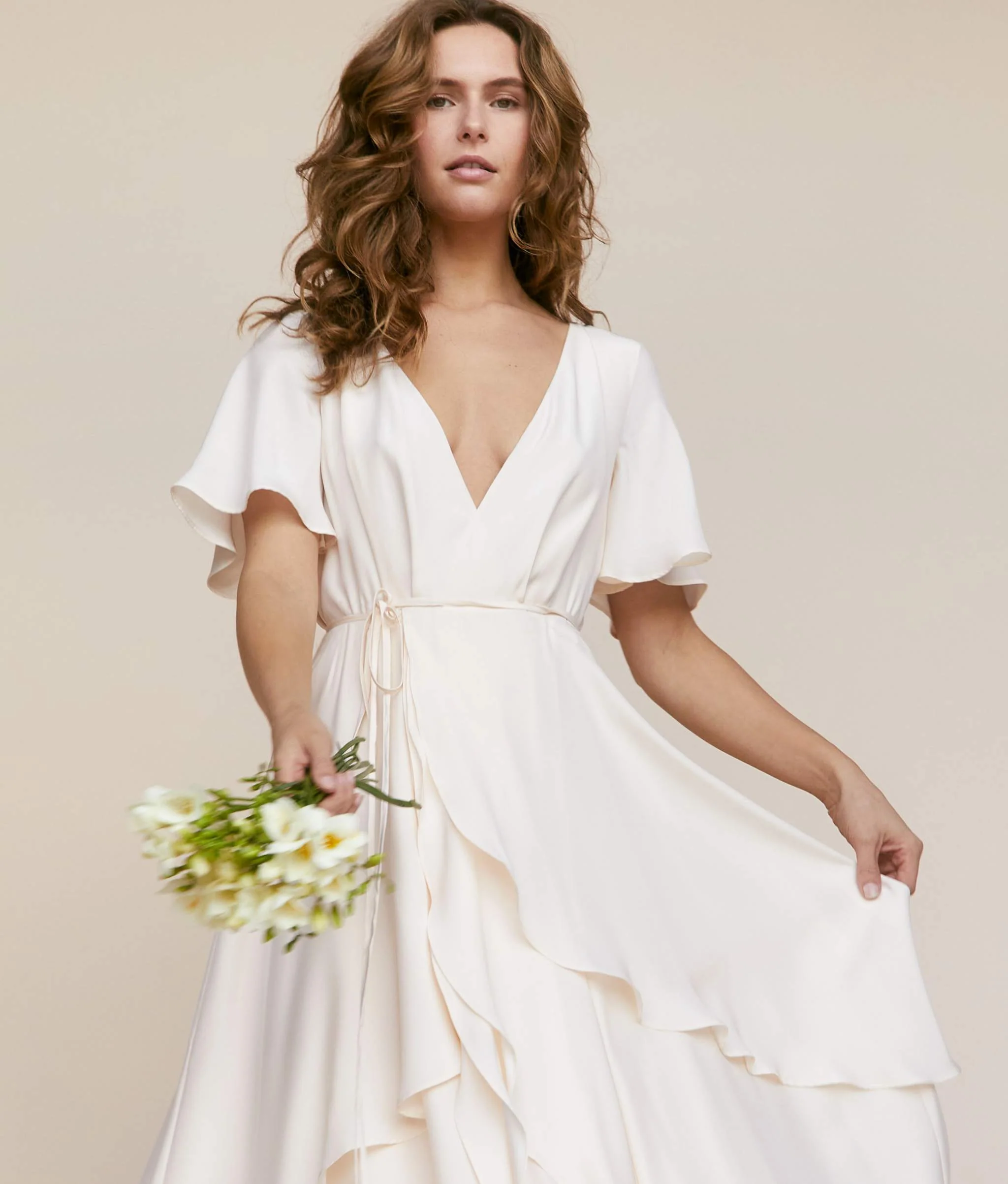 The Athena Dress | Pearl Silk - Image 4