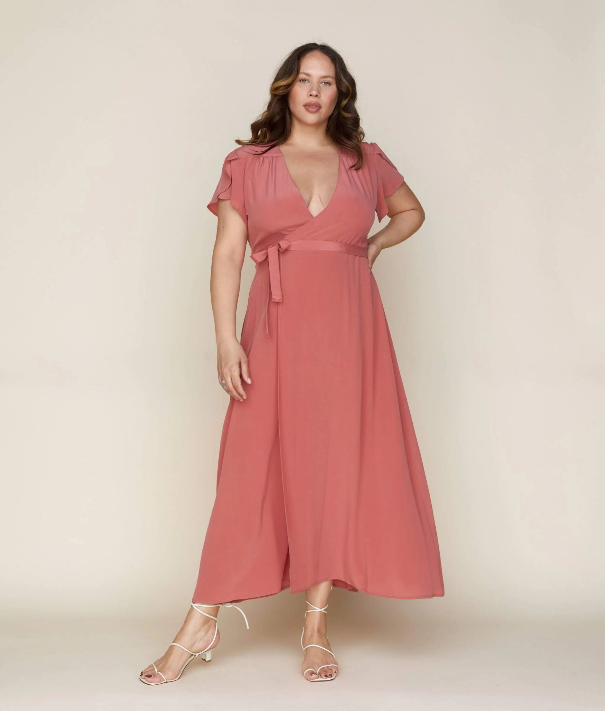 The Autumn Dress | Dusty Rose Silk - Image 4