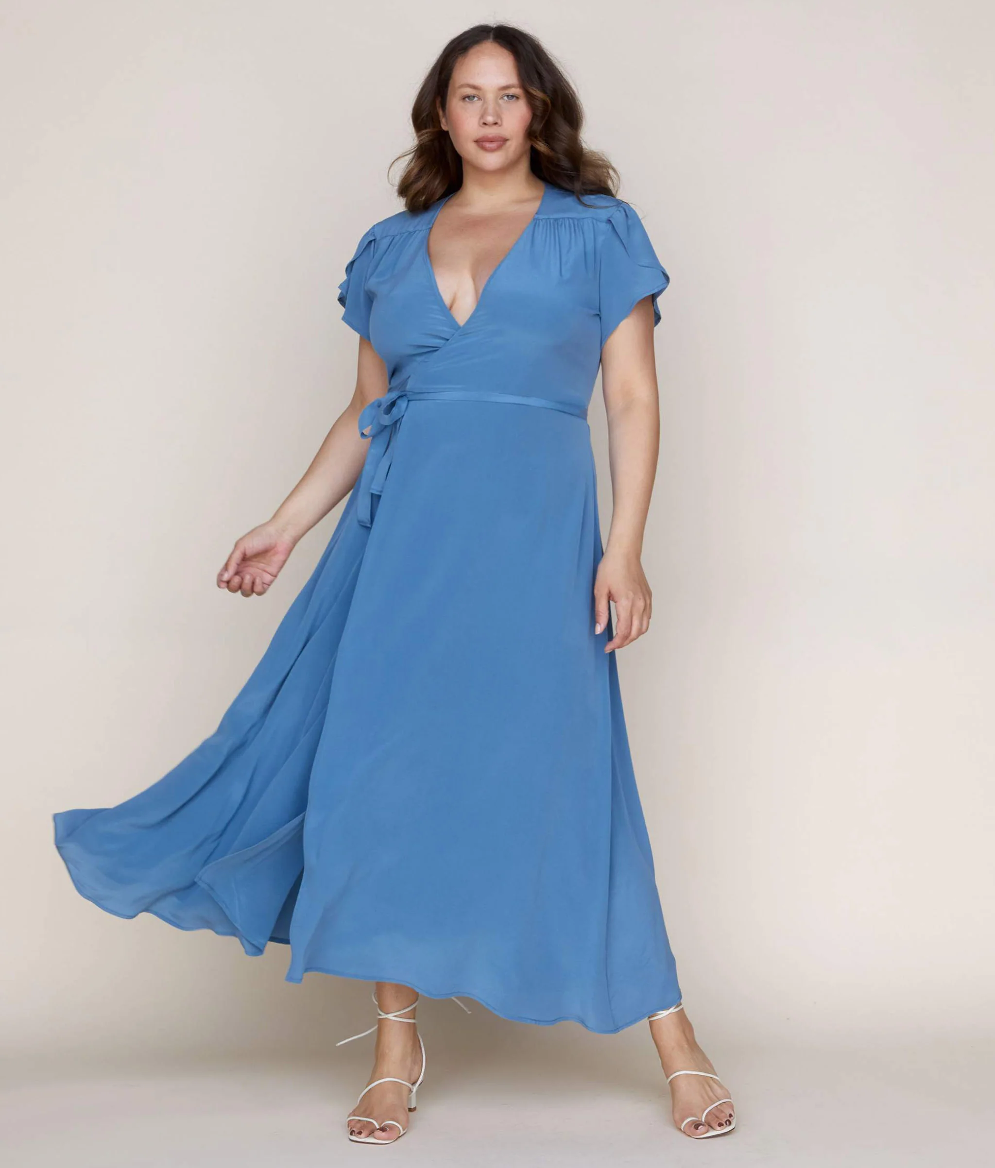 The Autumn Dress | Ocean Silk - Image 3