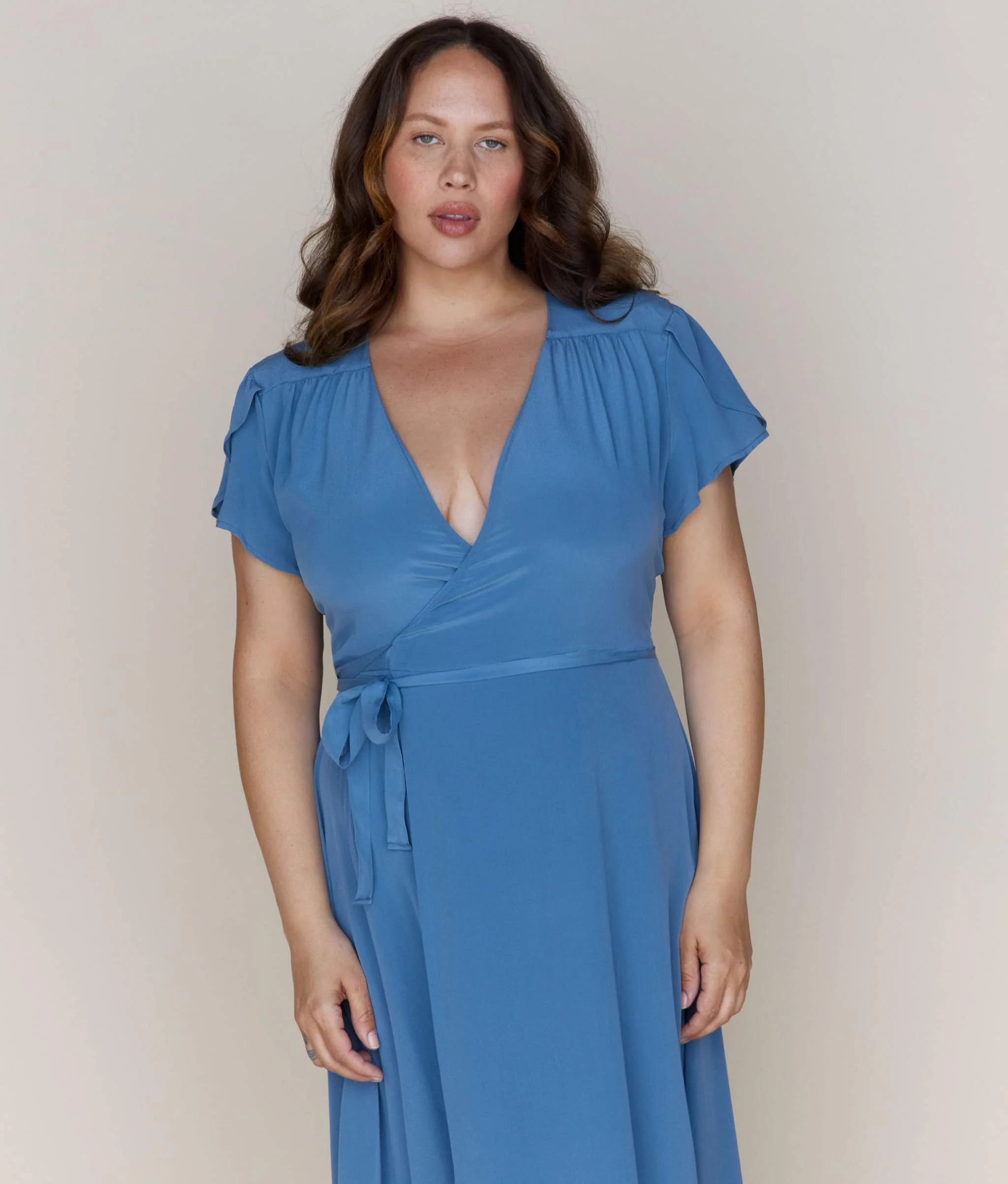 The Autumn Dress | Ocean Silk - Image 6