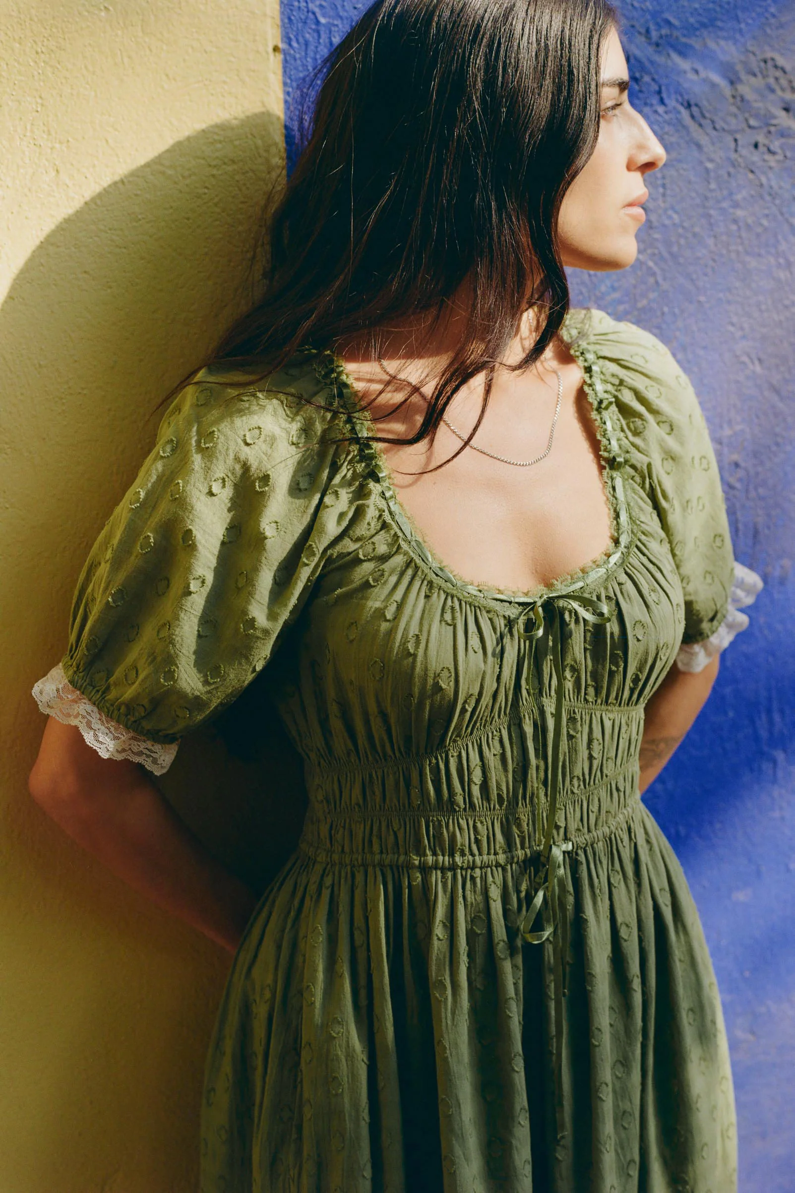The Brynne Dress Petites | Moss - Image 3