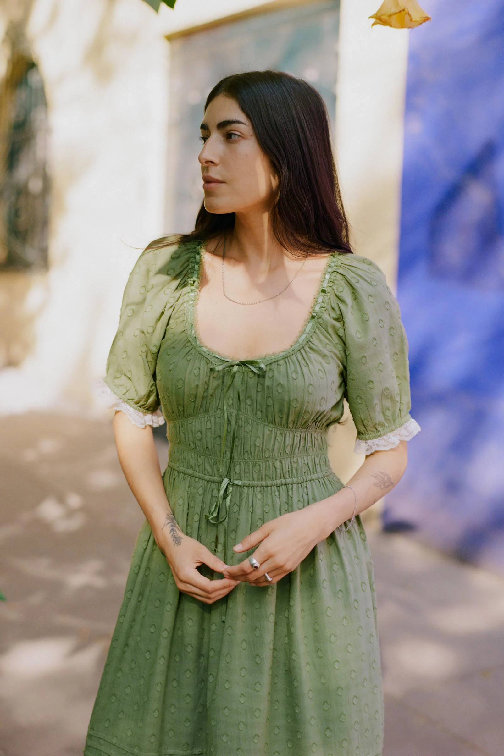 The Brynne Dress Petites | Moss - Image 4
