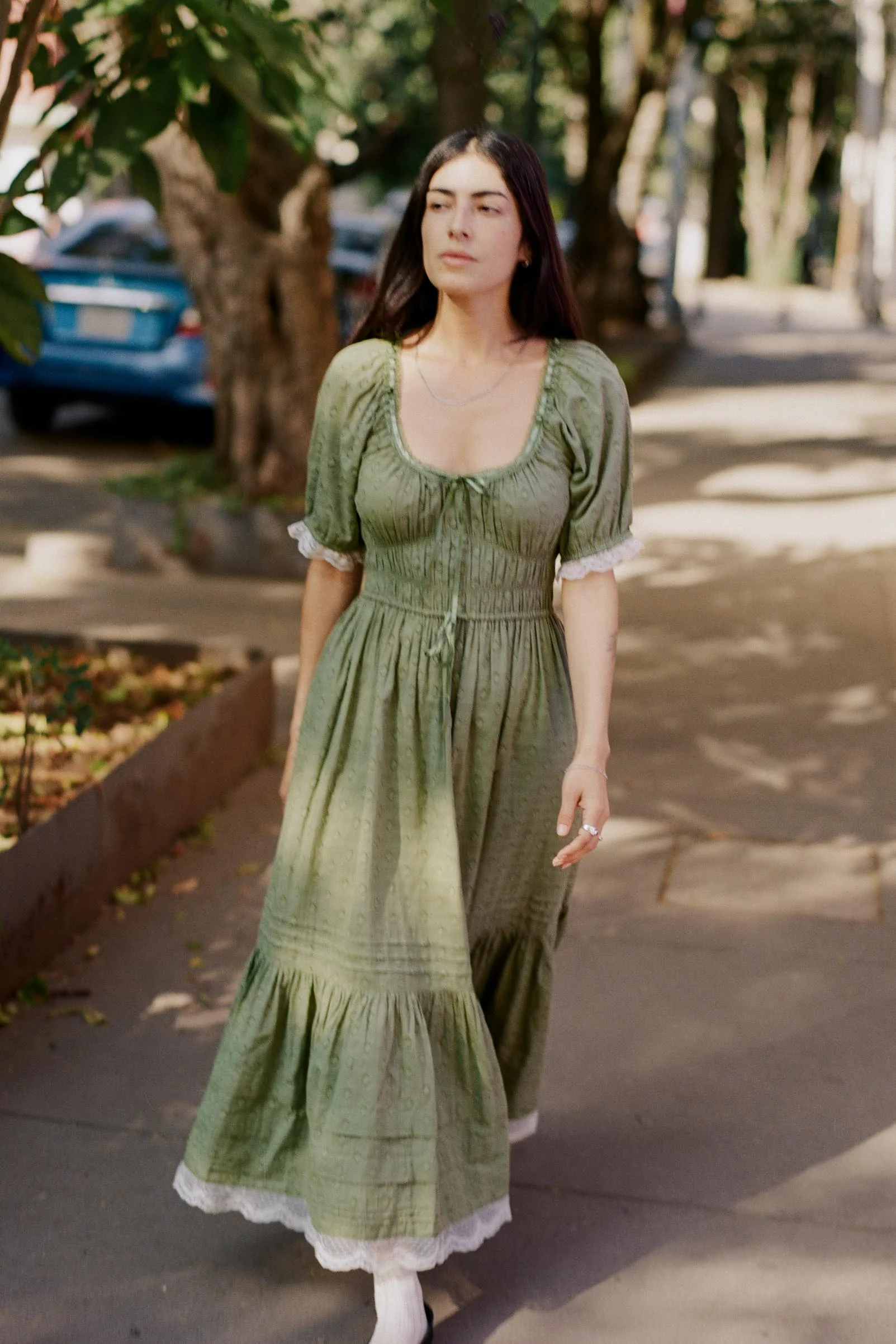 The Brynne Dress Petites | Moss - Image 7