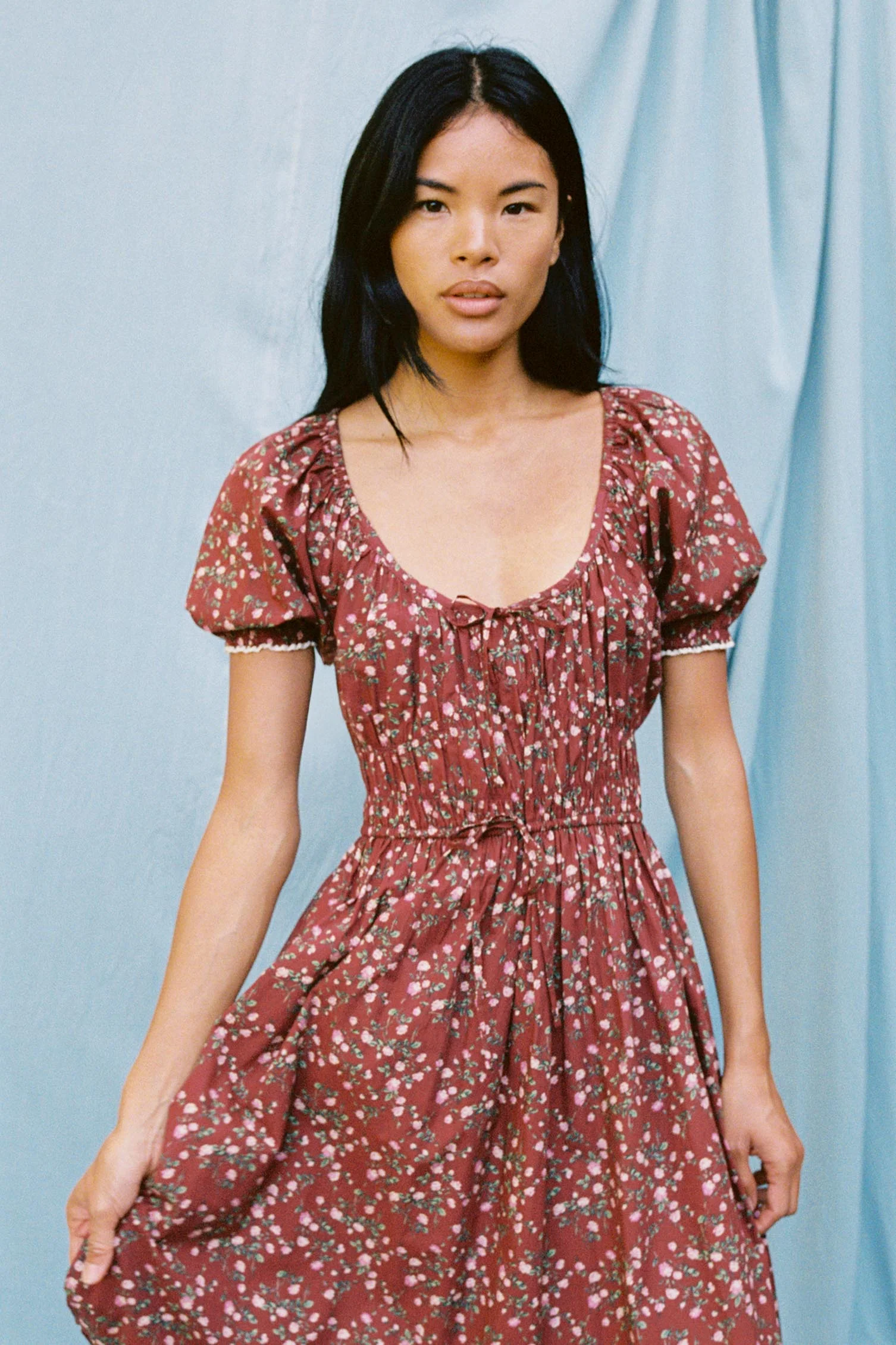 The Brynne Dress Petites | Rouge Rosette - Image 5
