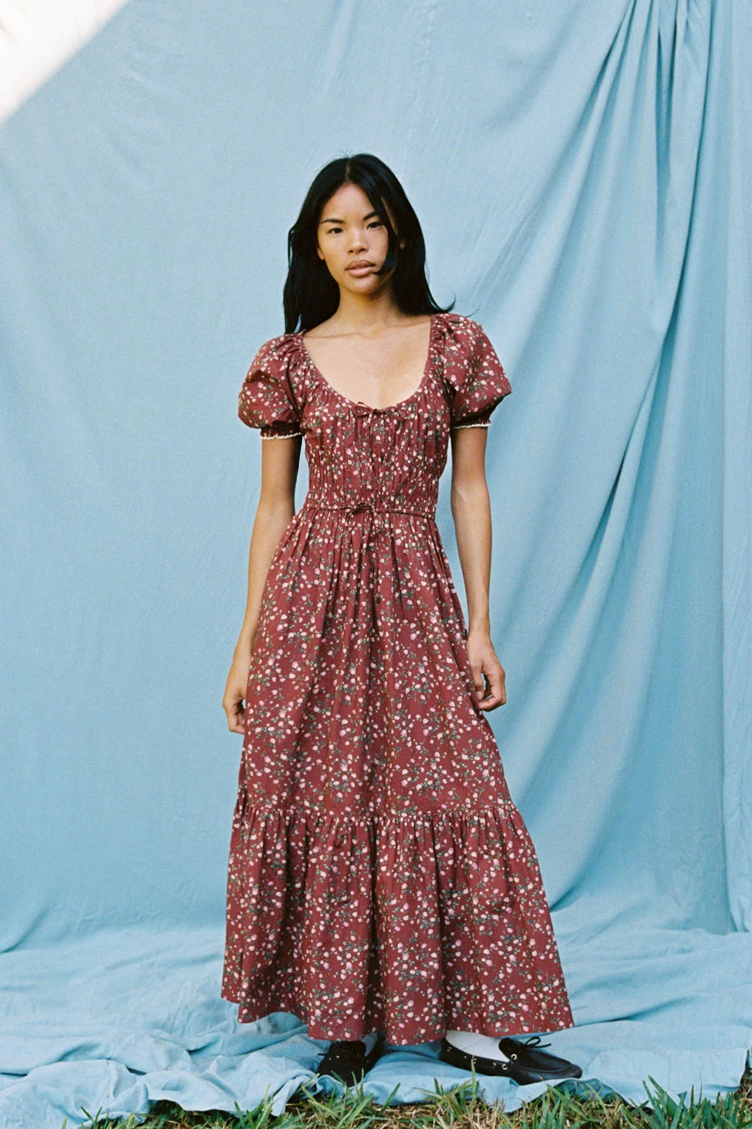 The Brynne Dress Petites | Rouge Rosette - Image 7