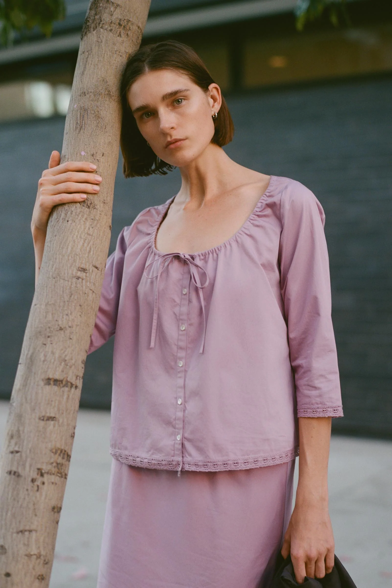 The Camelia Blouse | Lavender Mist - Image 4
