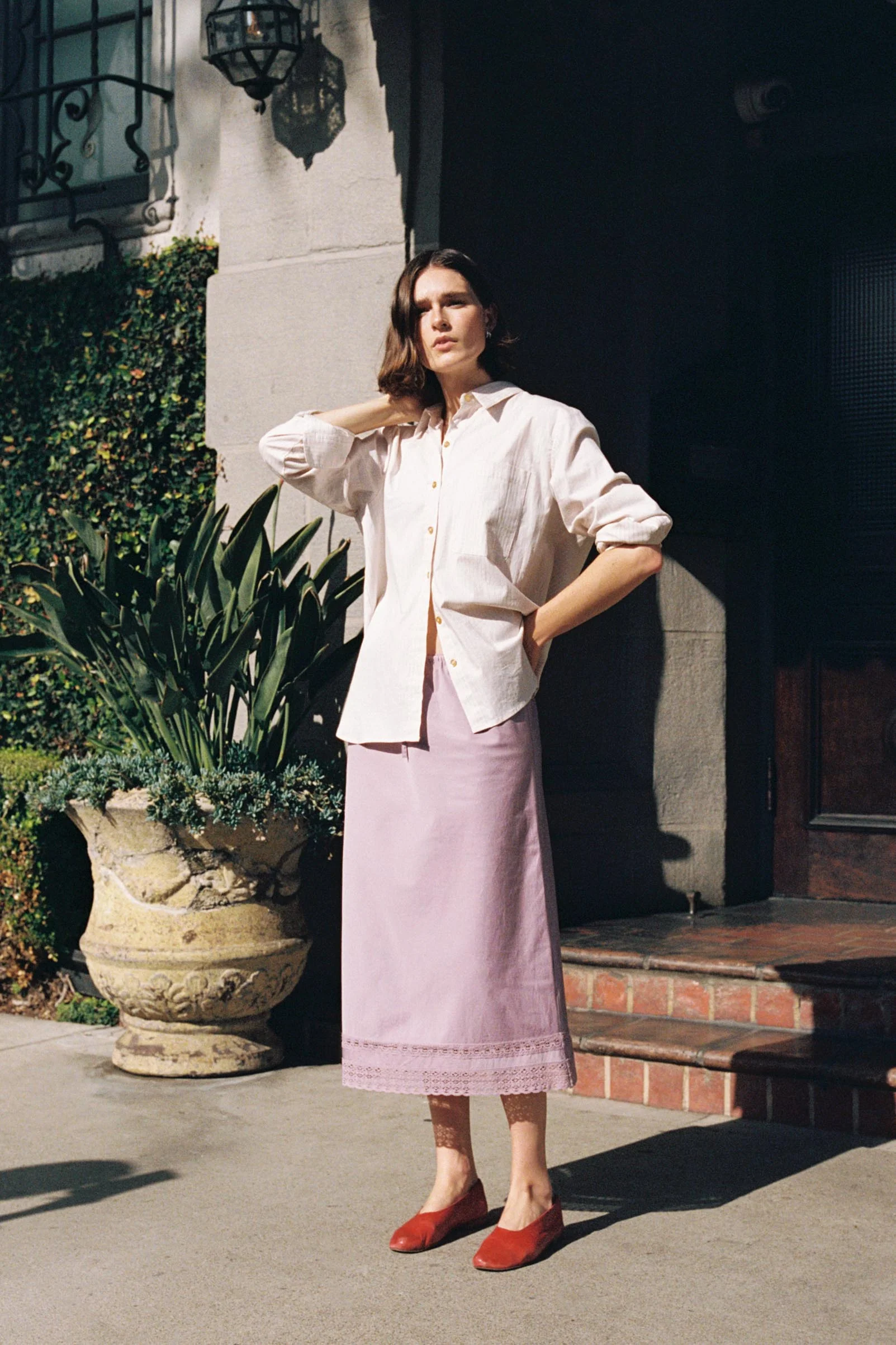 The Clarissa Skirt | Lavender Mist - Image 3
