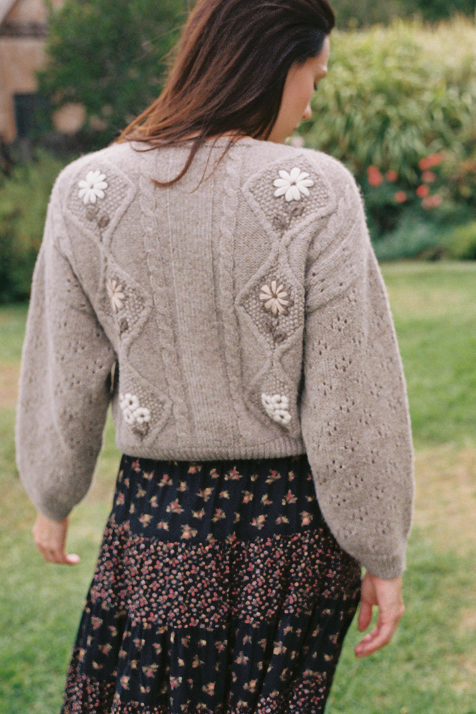The Clover Cardigan | Hazelnut - Image 3