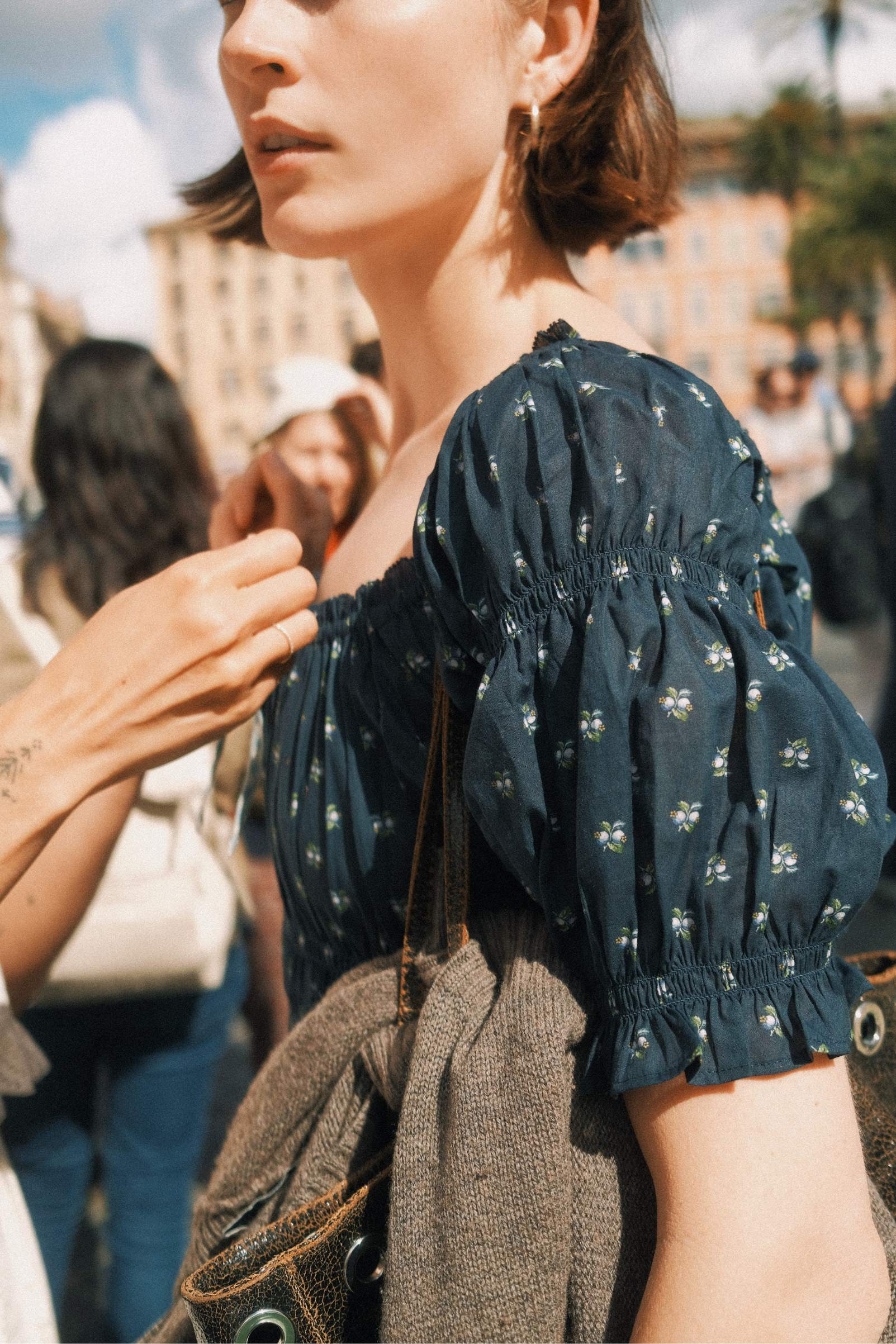 The Coralia Dress | Blueberry Dot - Image 2