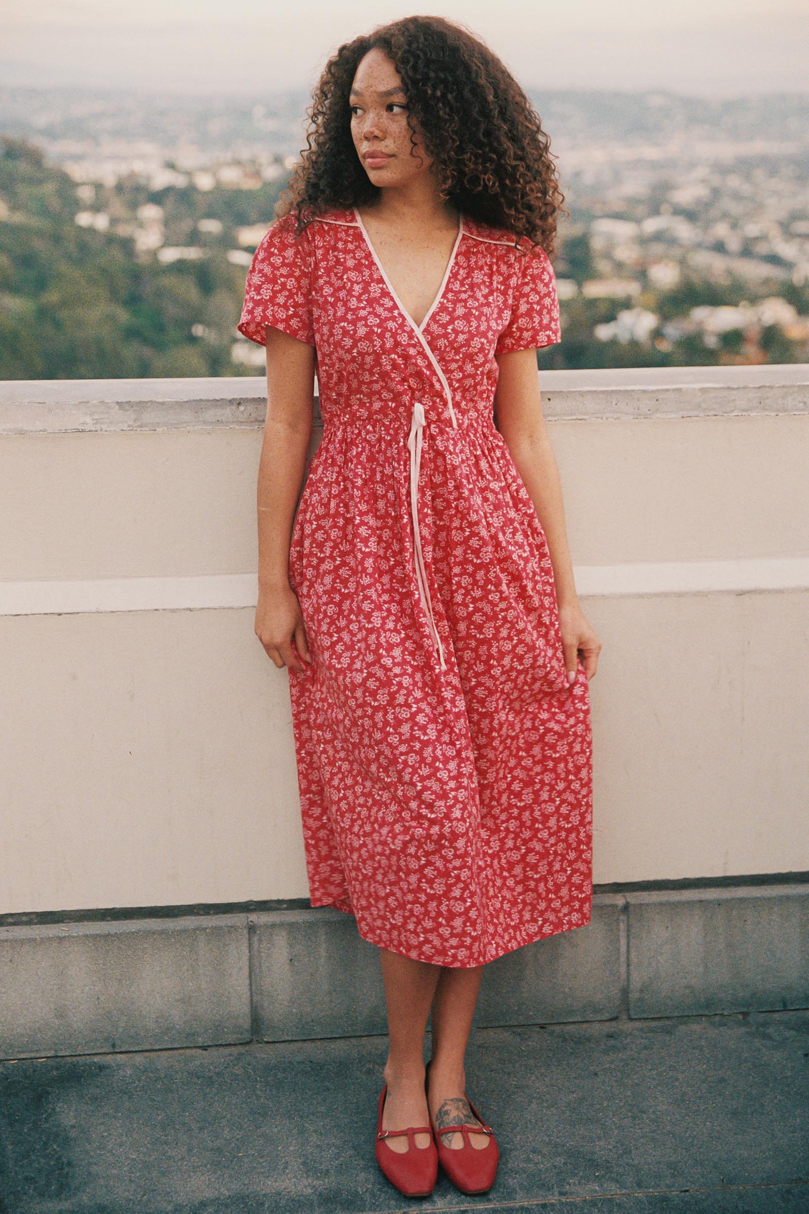 The Dawn Dress Petites | Robin Blossom - Image 4