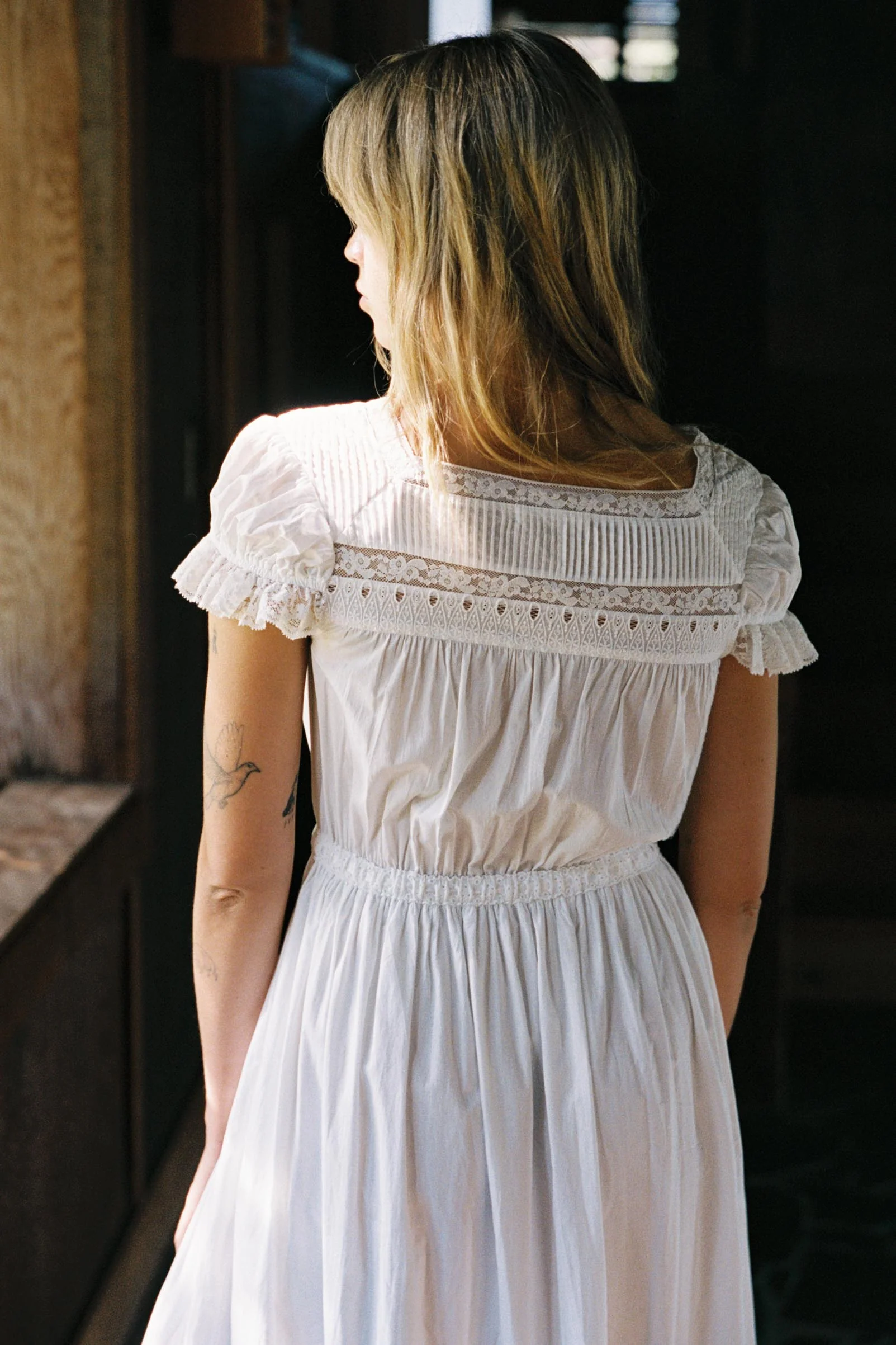 The Fatima Dress Petites | Alabaster - Image 7