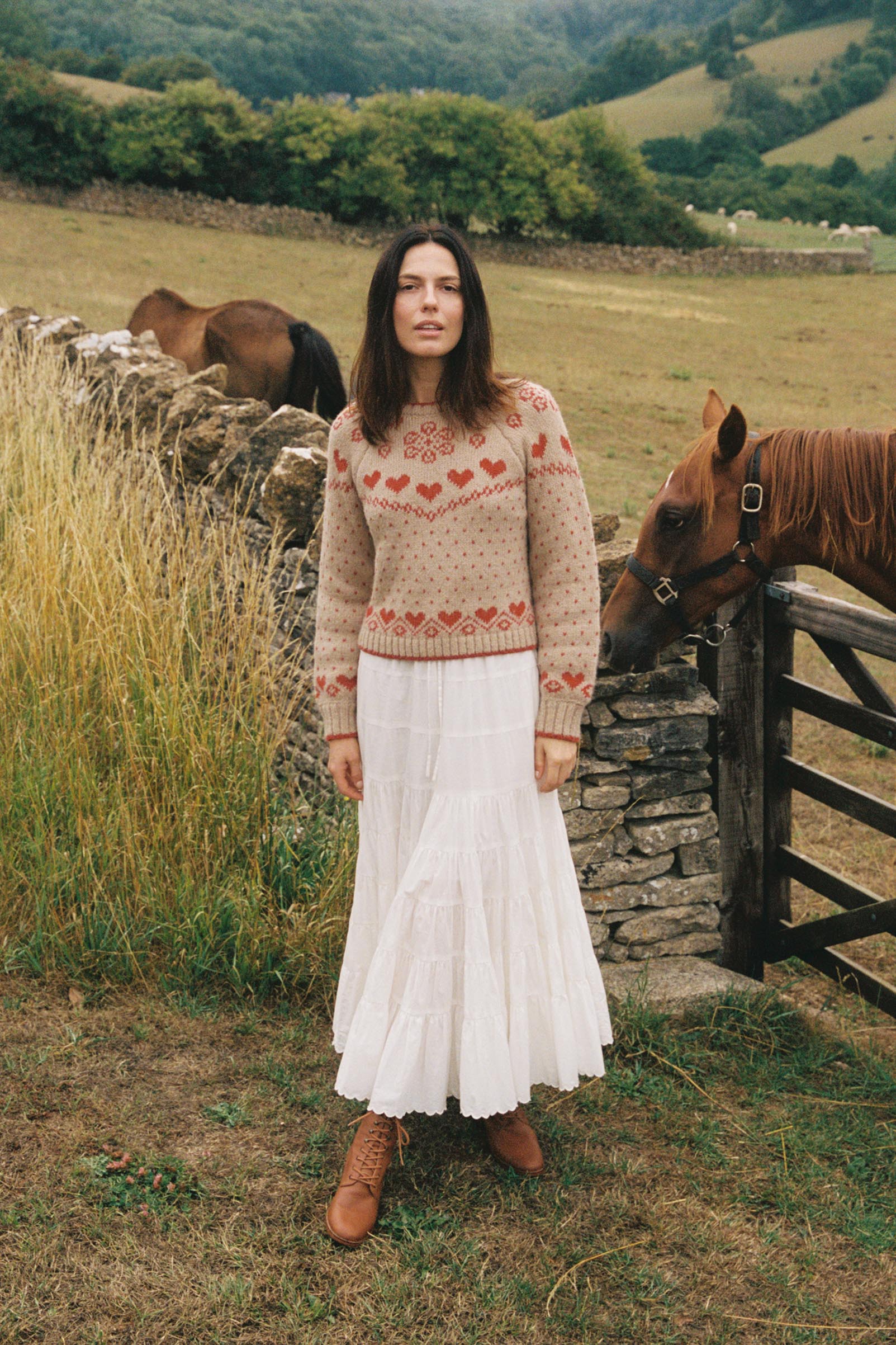 The Francesca Sweater | Crimson Heart - Image 2