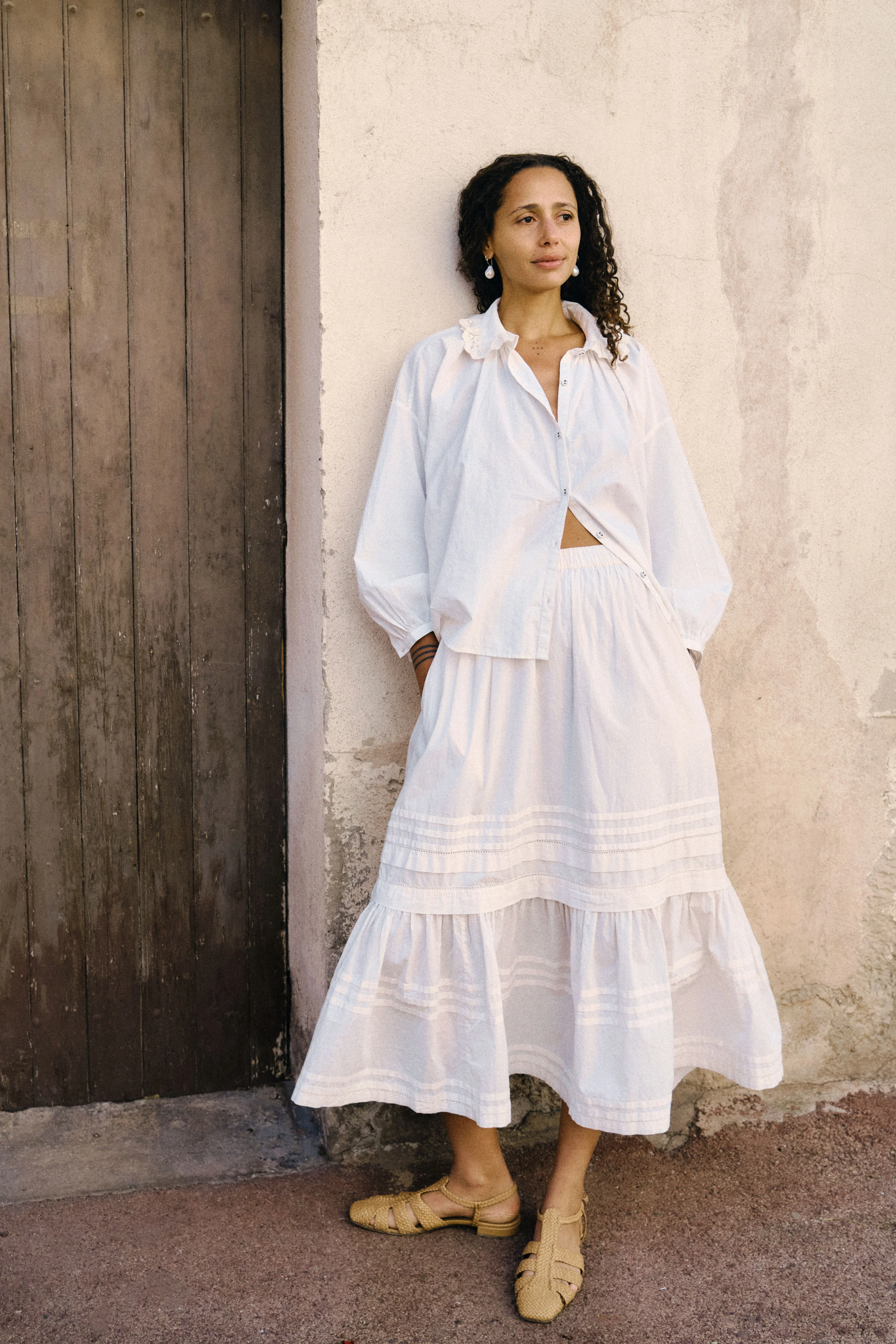 The Gabrielle Skirt | Pearl - Image 5