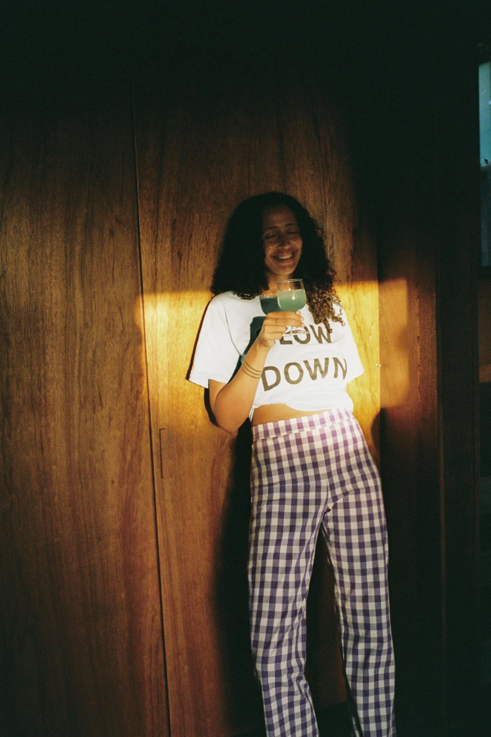The Gail Pant | Grape Gingham - Image 5