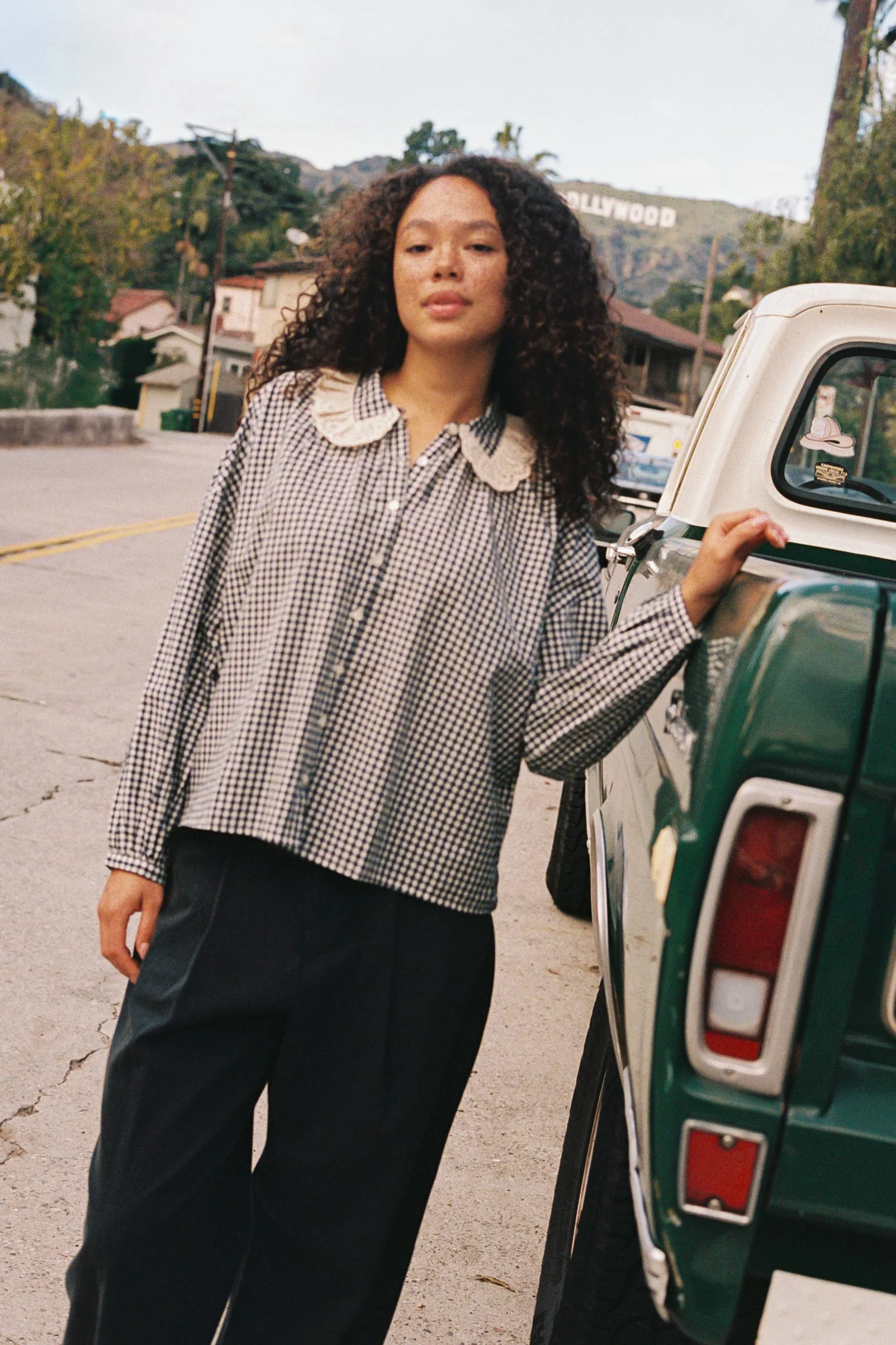 The Ghita Blouse | Midnight Picnic - Image 2