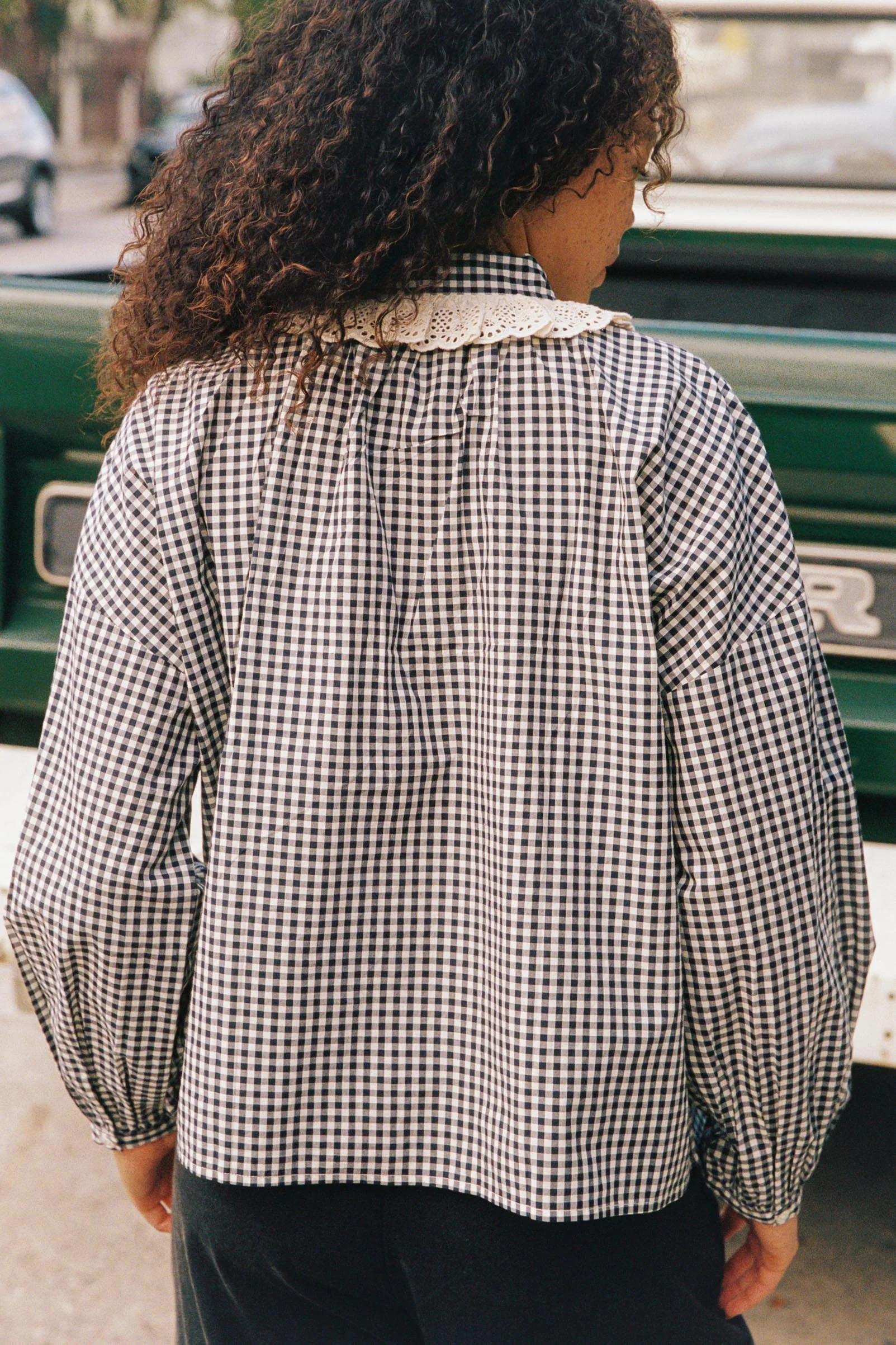 The Ghita Blouse | Midnight Picnic - Image 4