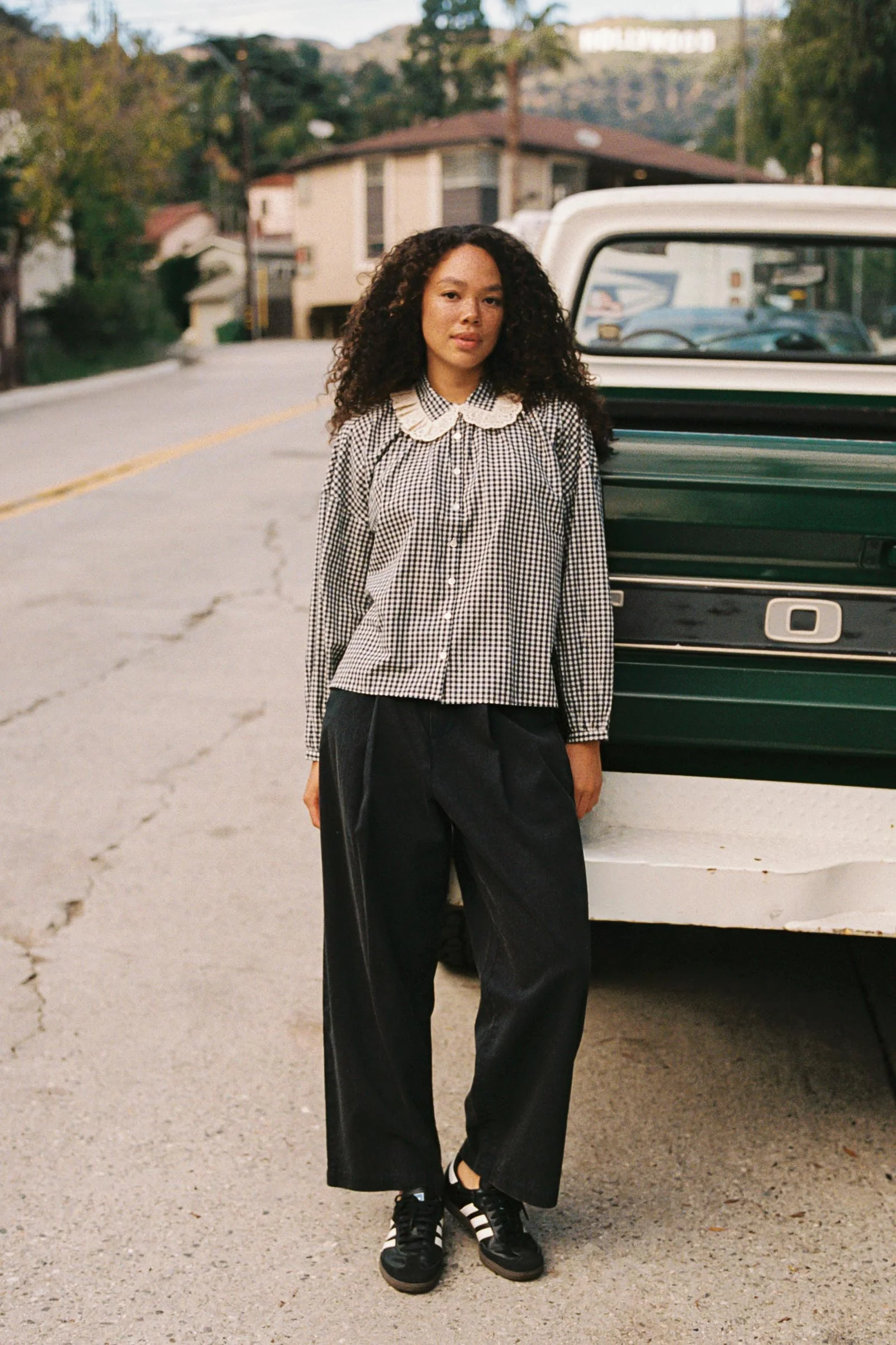 The Ghita Blouse | Midnight Picnic - Image 5