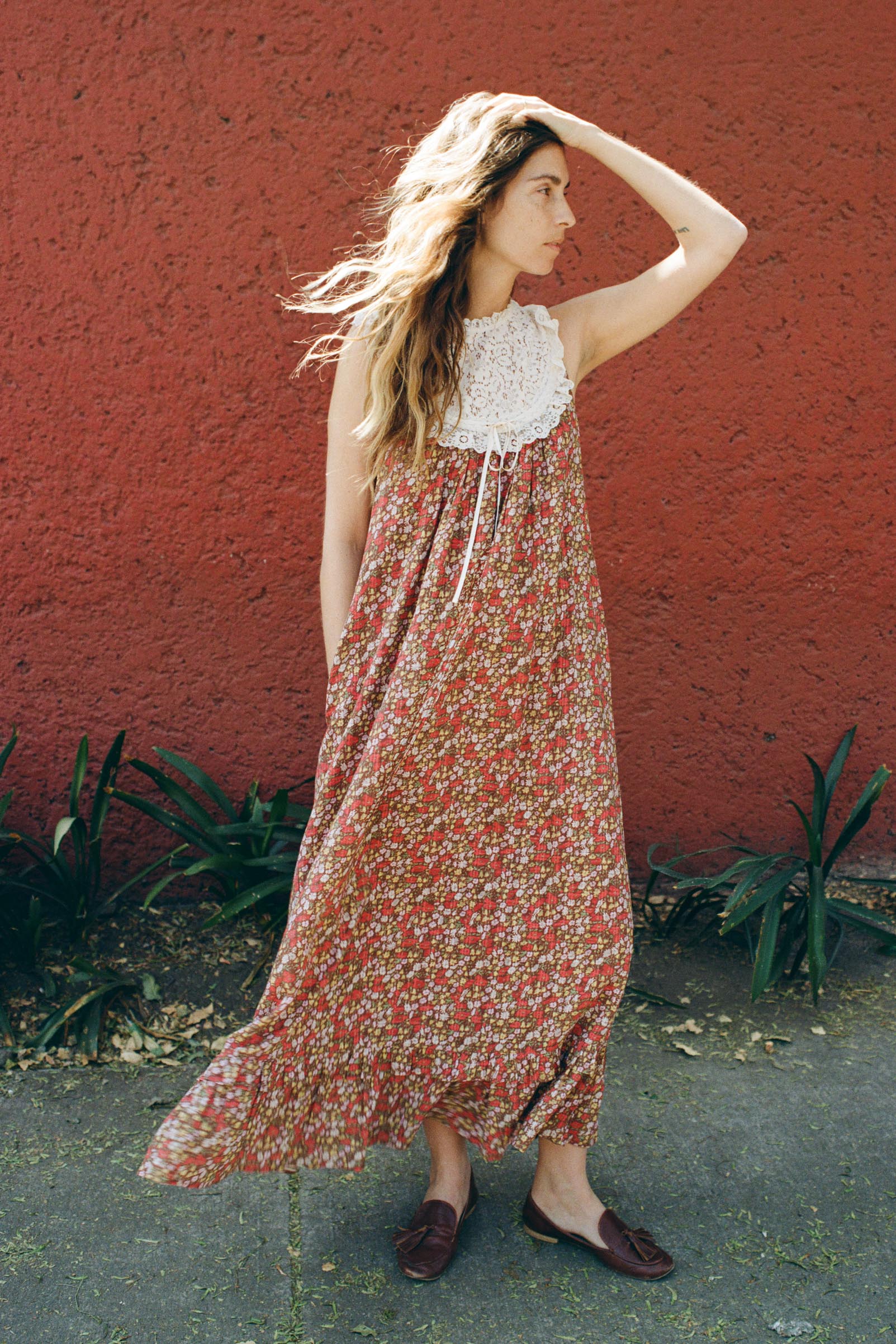 The Holly Dress | Carmine Flanders Poppy - Image 6