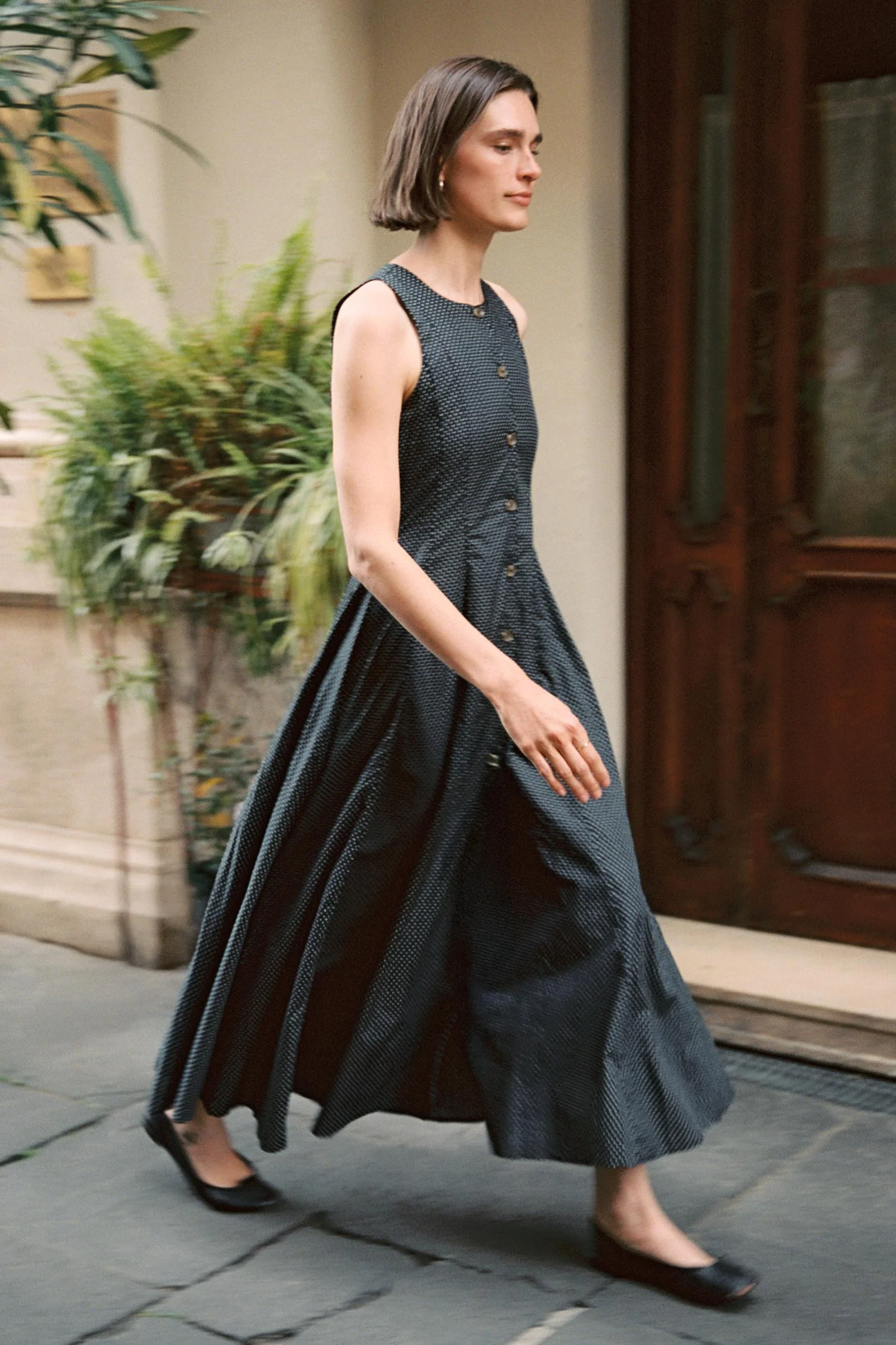 The Indra Dress | Noir Dot - Image 5