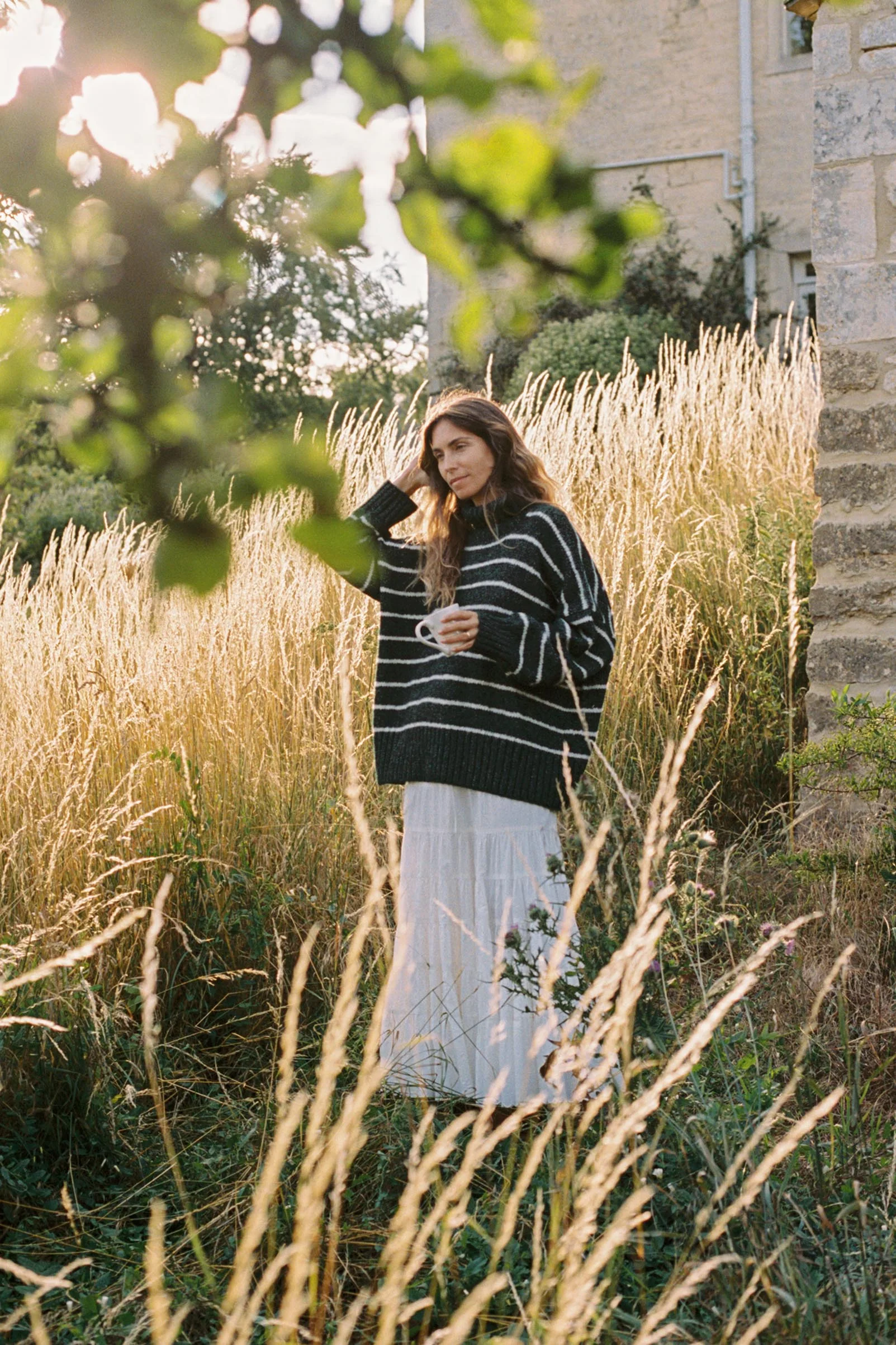 The Ingrid Sweater | Basil - Image 2