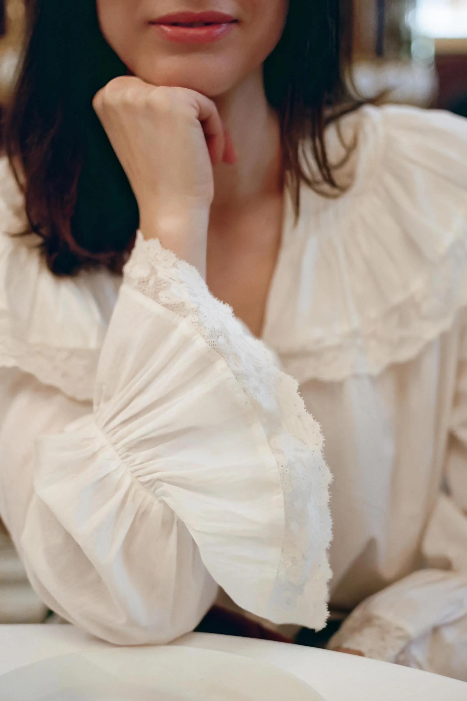 The Judy Blouse | Alabaster - Image 2