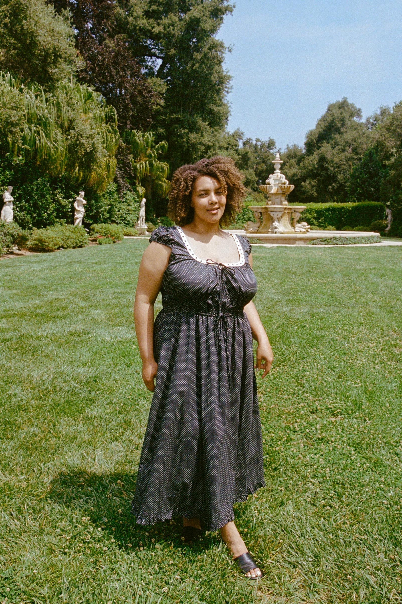 The Kelly Dress Extended | Noir Dot - Image 2