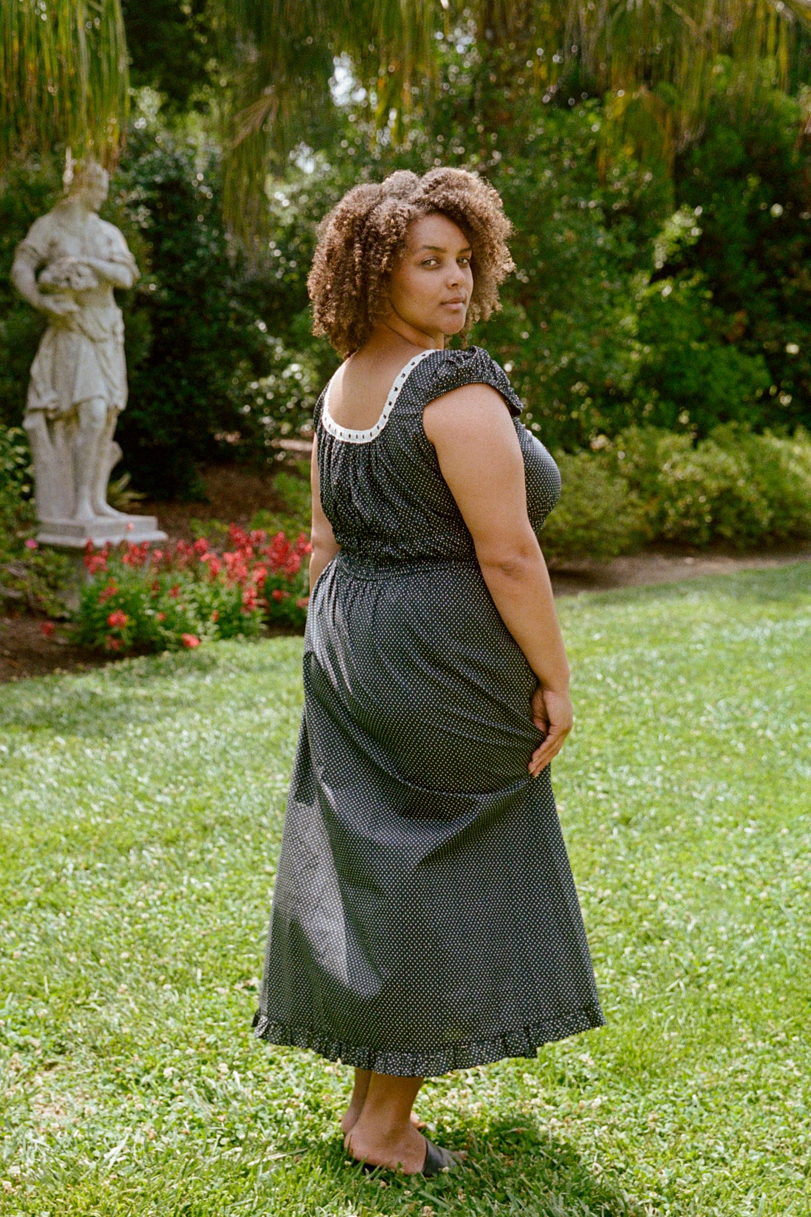 The Kelly Dress Extended | Noir Dot - Image 3