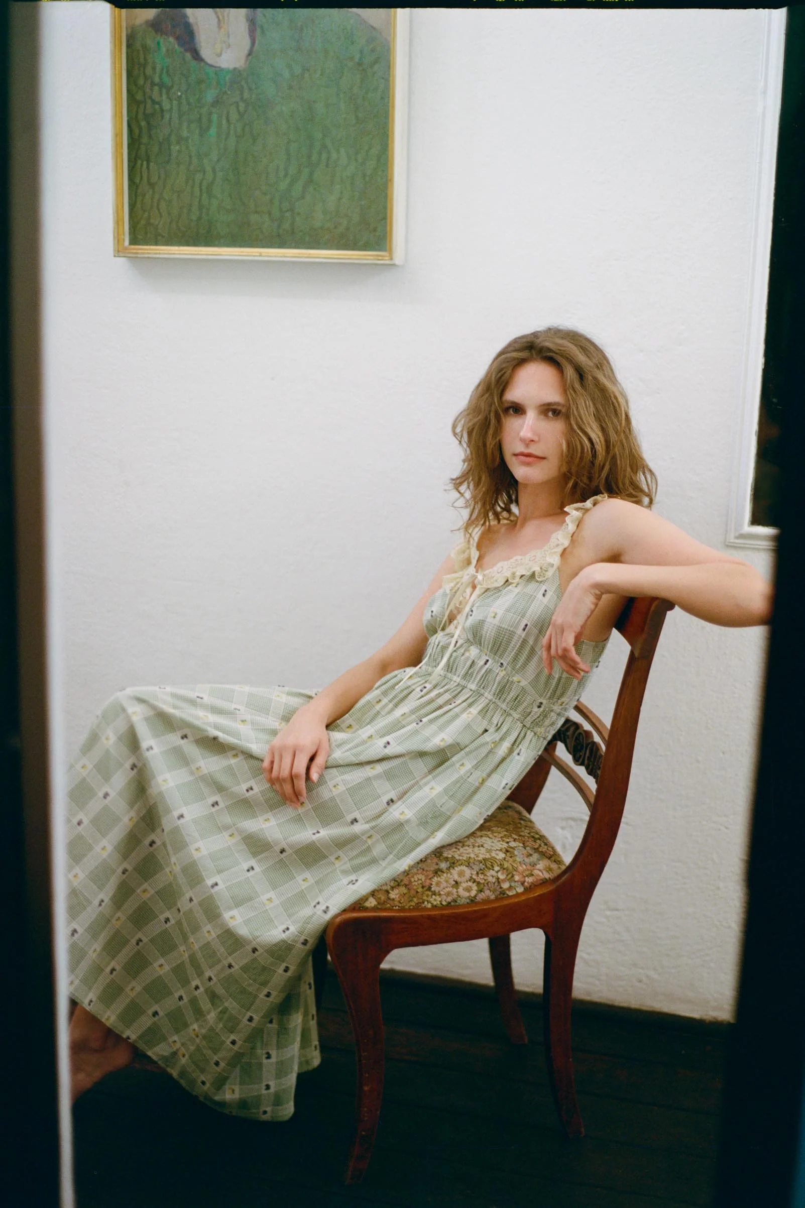 The Lysandra Dress | Linden Picnic Floral - Image 6