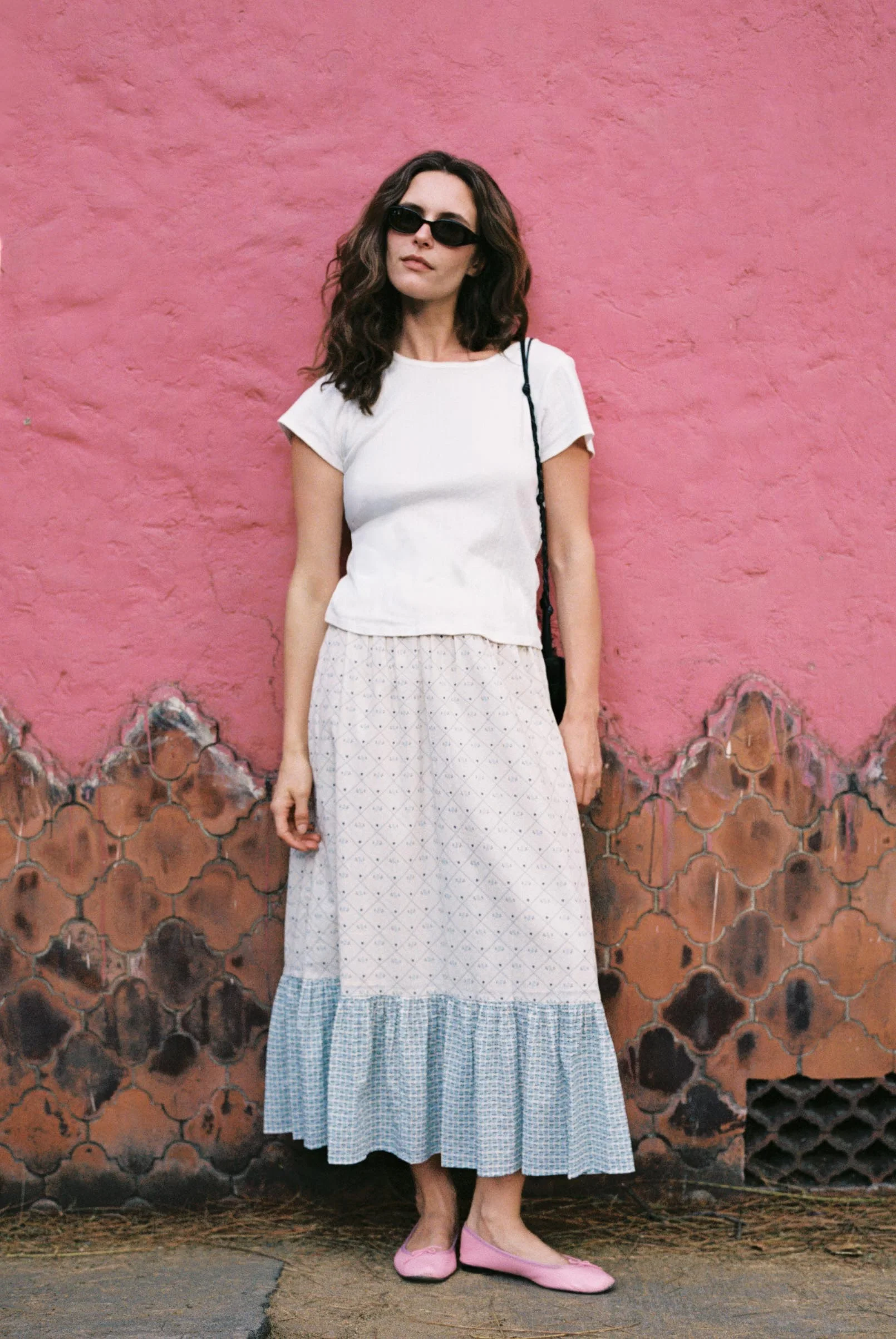 The Mariana Skirt | Dotted Plaid - Image 2