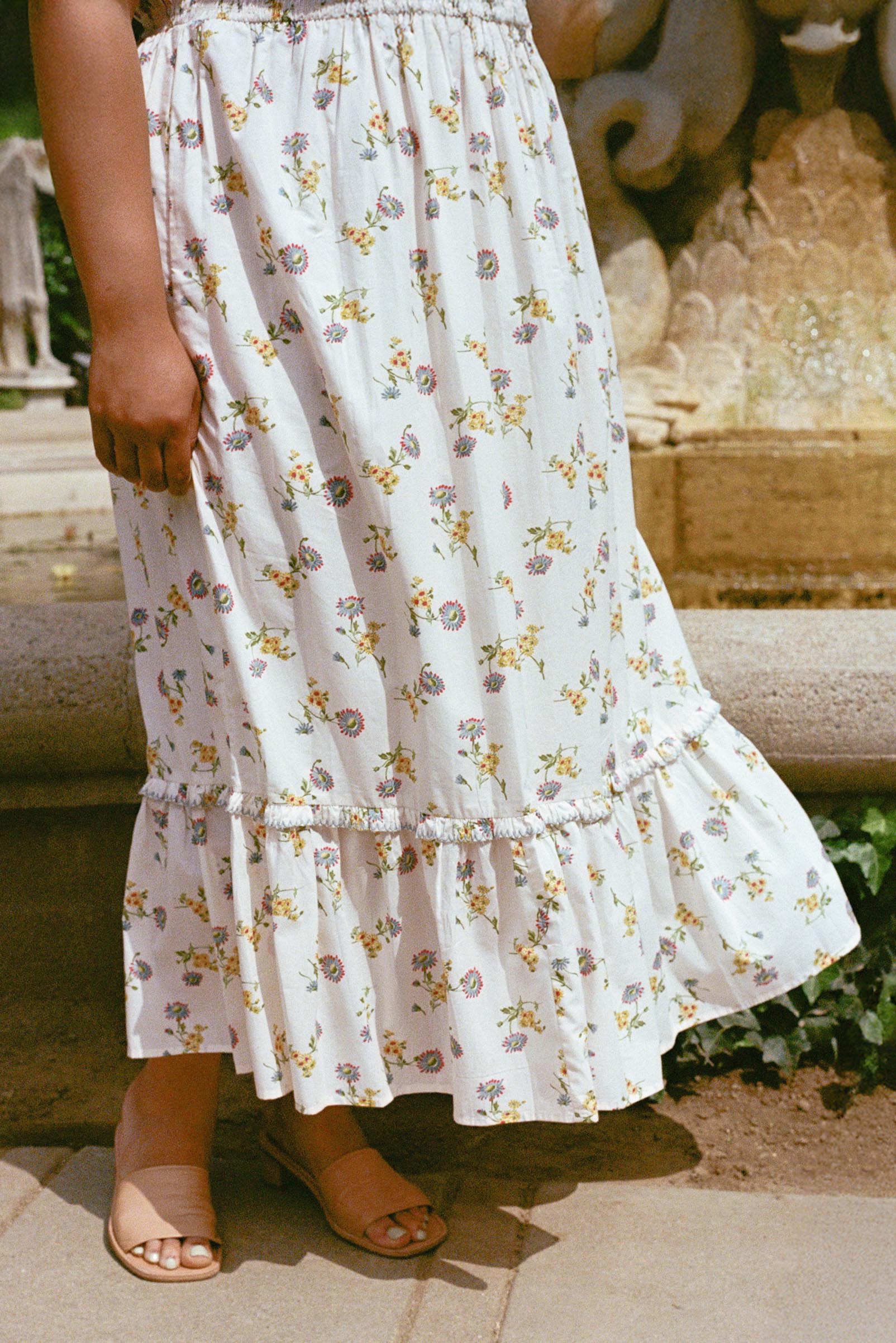 The Matilde Dress Extended | Alabaster Daisy - Image 4