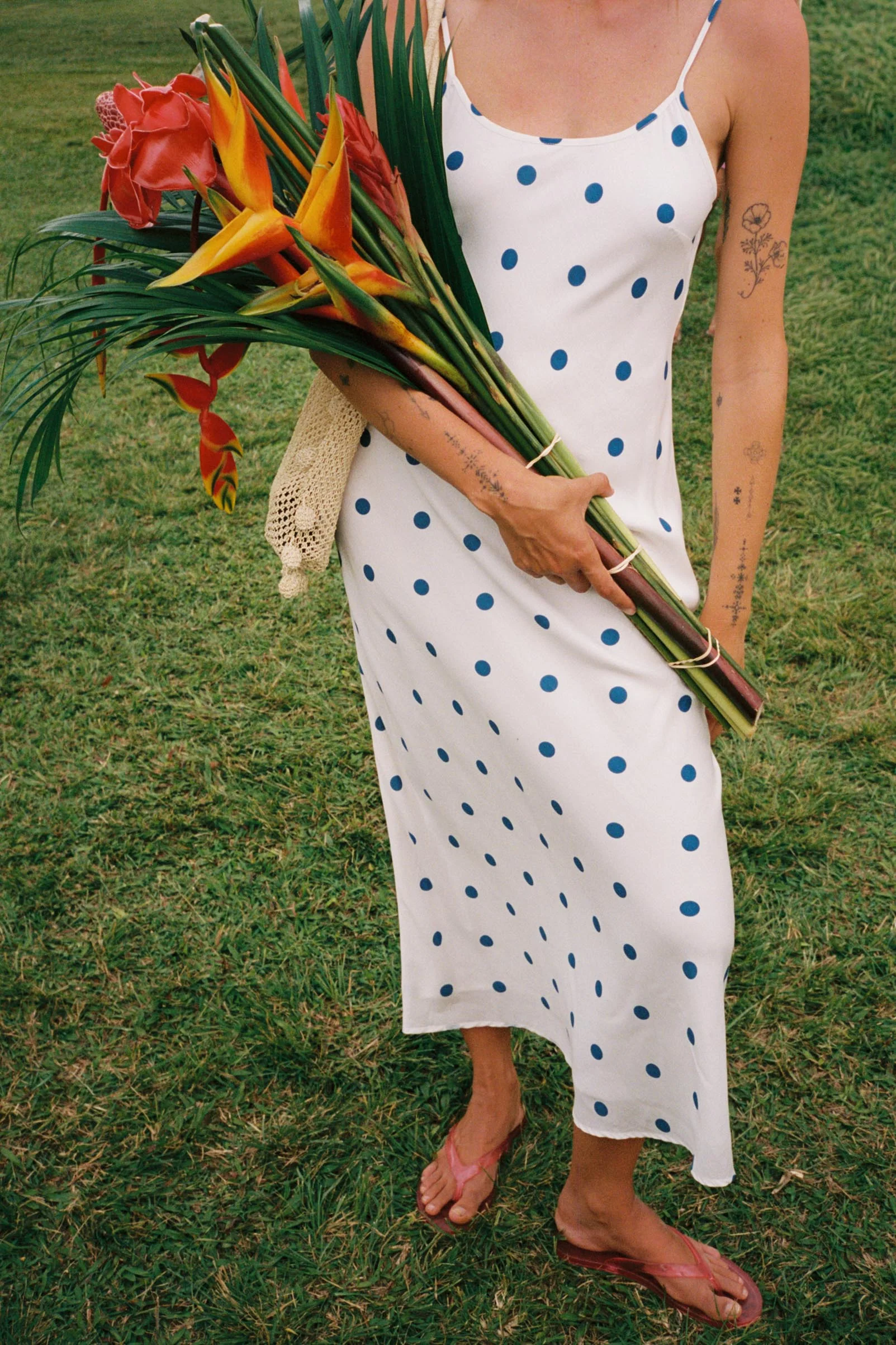 The Melissa Dress | Azure Dot - Image 4
