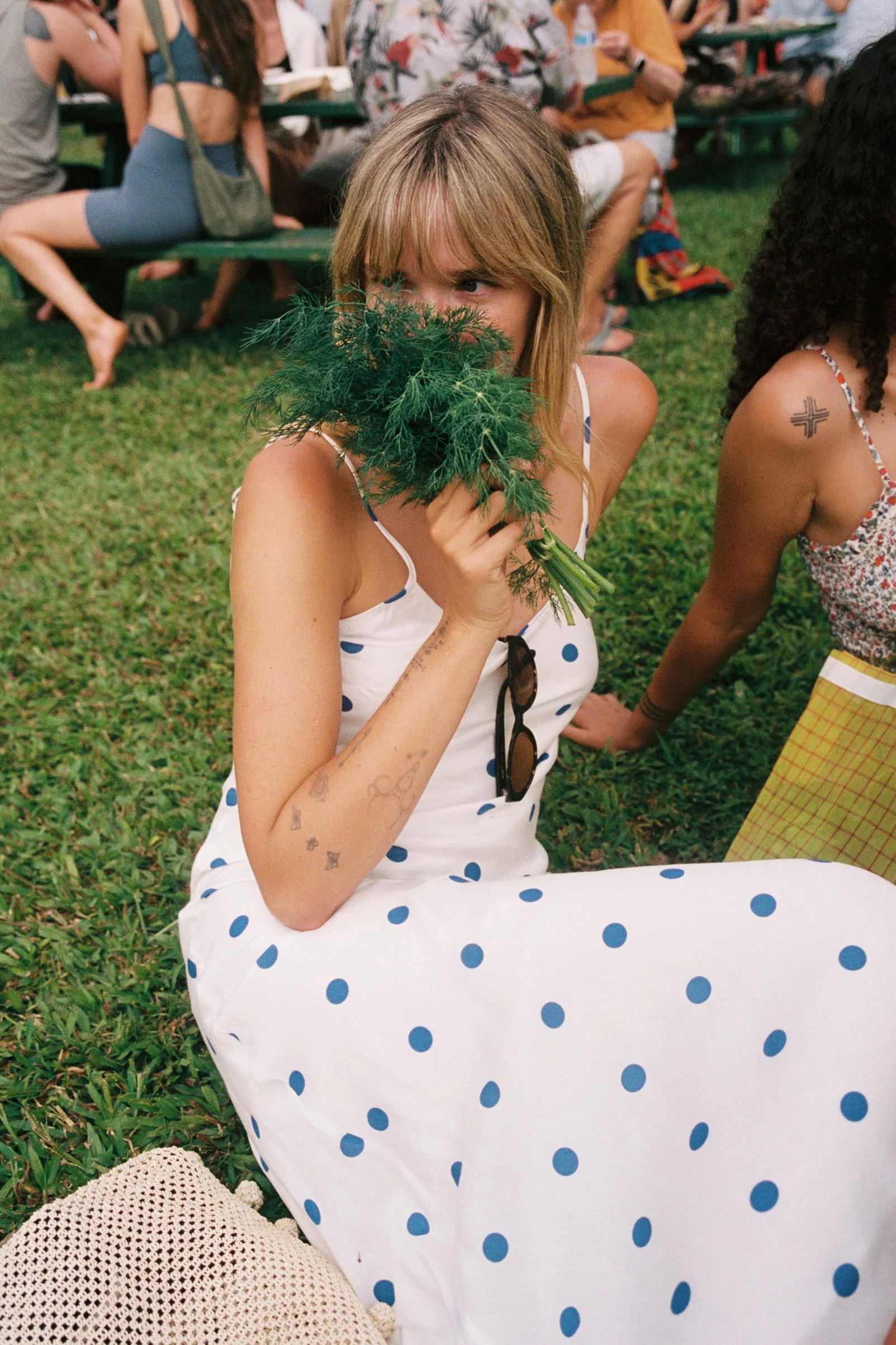 The Melissa Dress | Azure Dot - Image 7