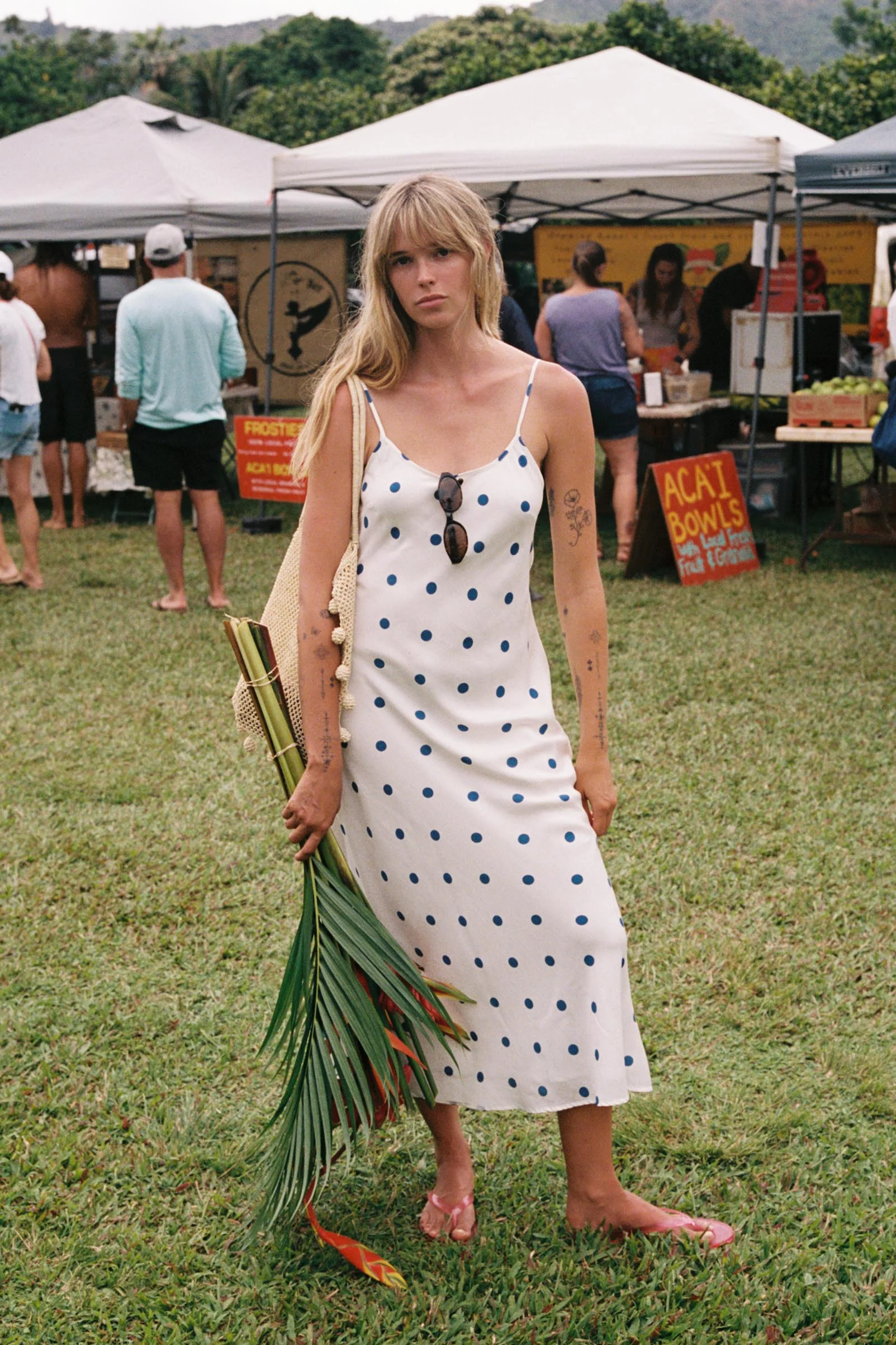 The Melissa Dress | Azure Dot - Image 8