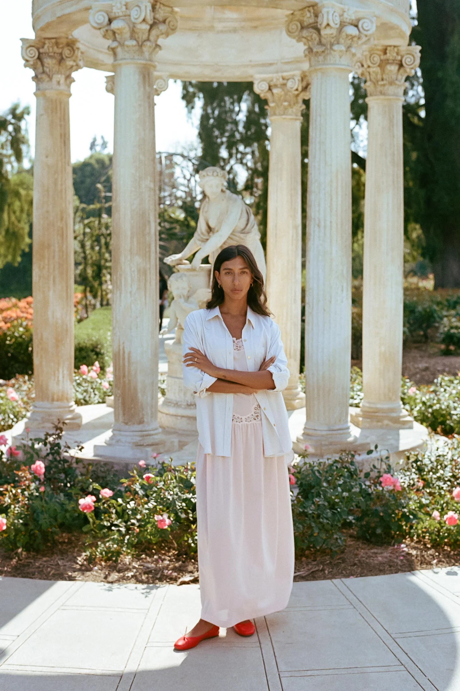 The Mirren Shirt | Alabaster Pinstripe - Image 4