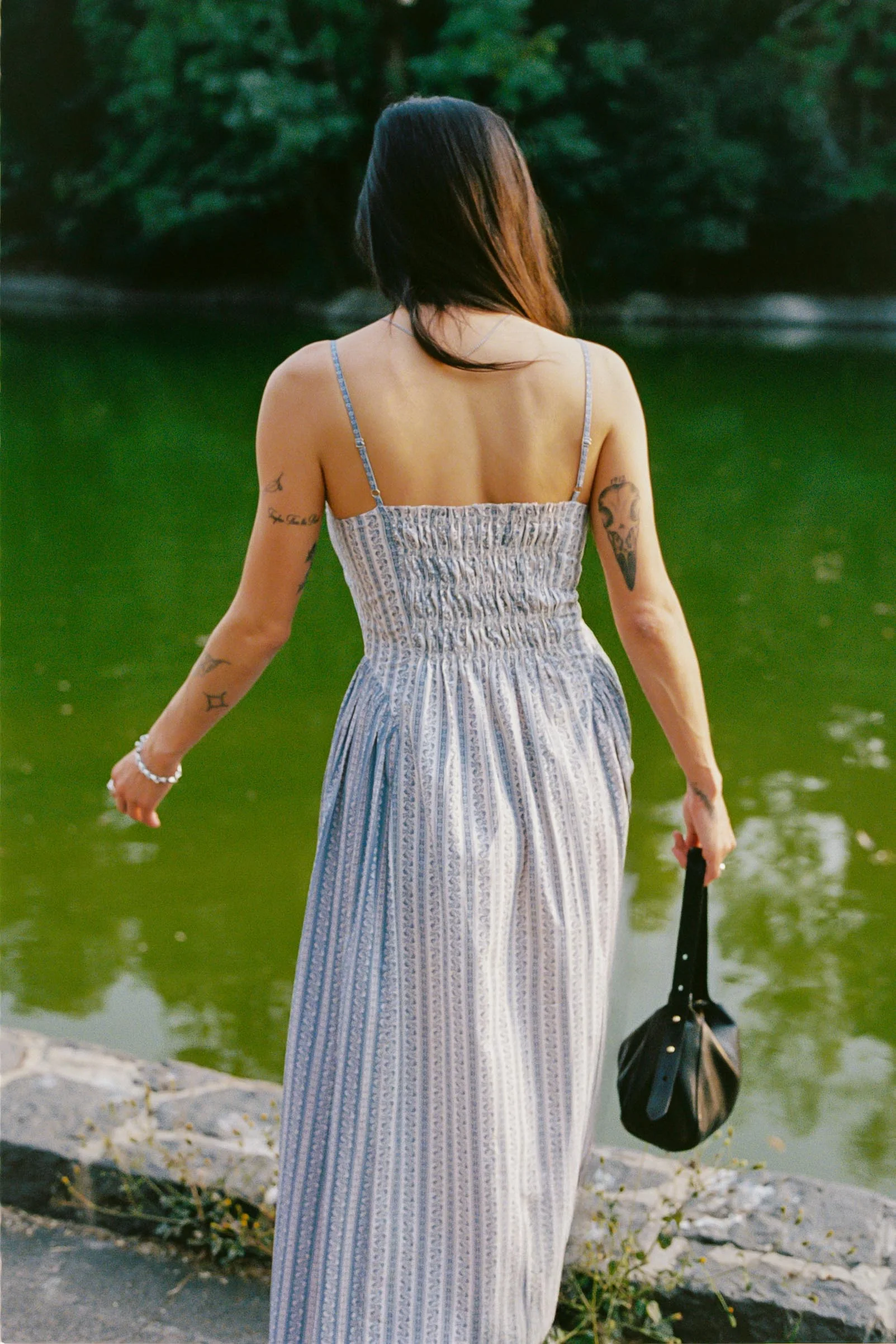 The Nile Dress | Meadow Stripe - Image 3